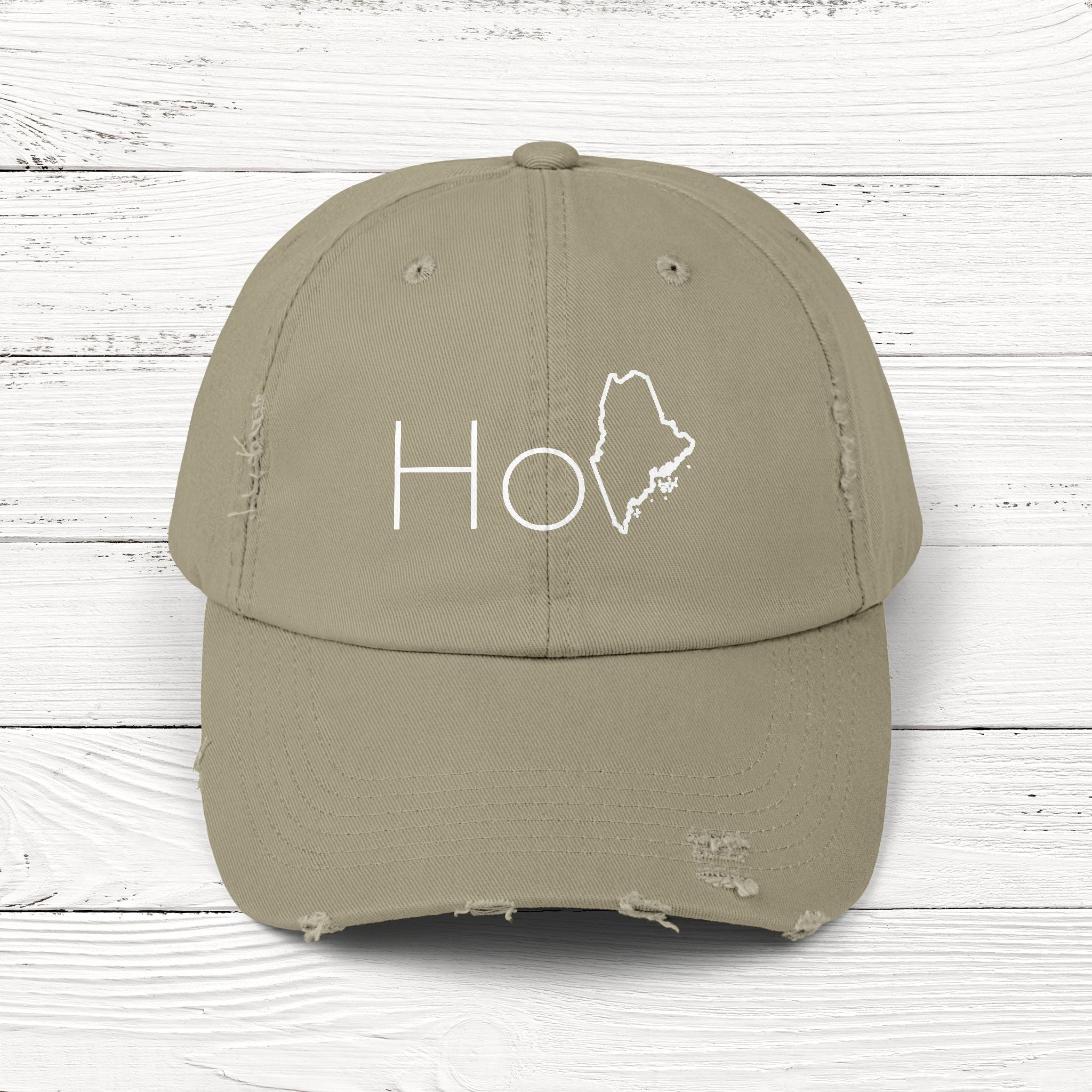 HoME – State of Maine Distressed Vintage Cap