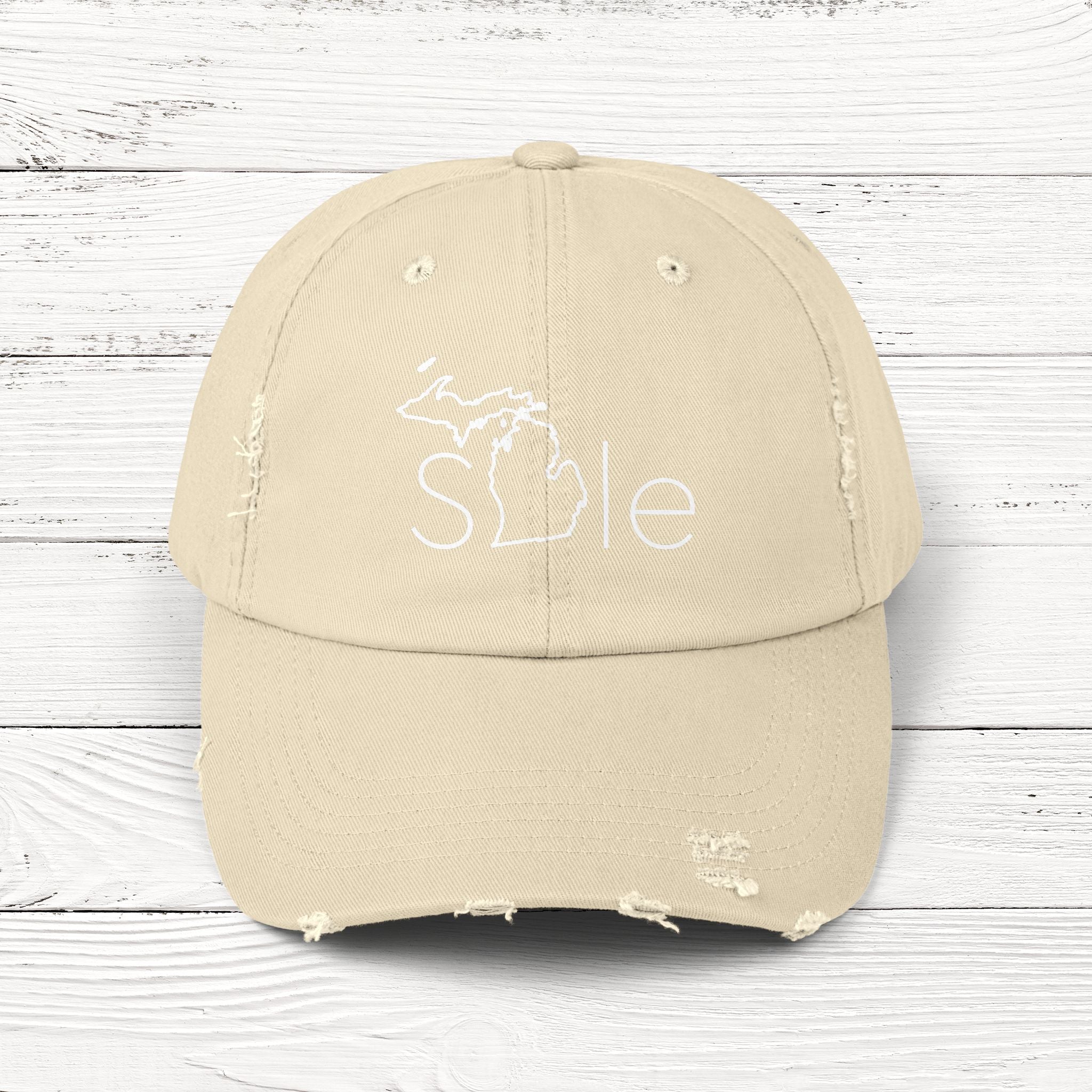 SMIle – State of Michigan Distressed Vintage Cap