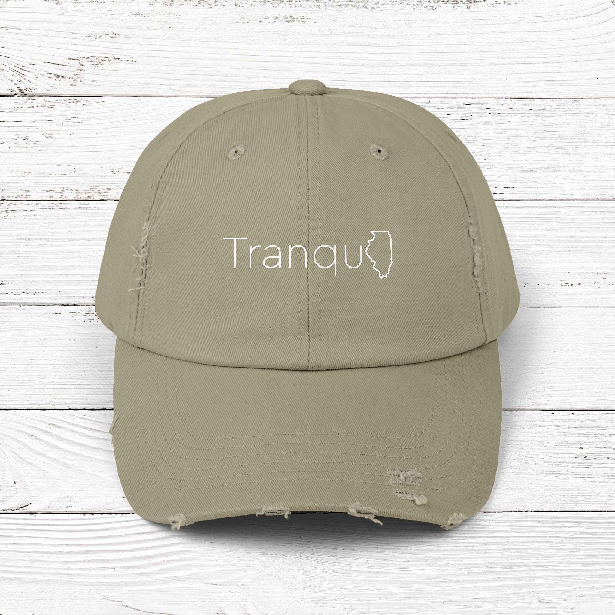 TranquIL – State of Illinois Distressed Vintage Cap