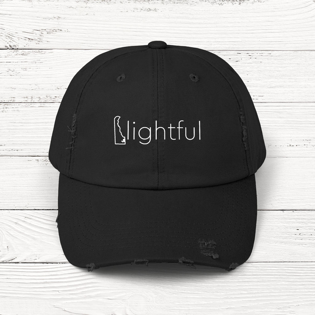 DElightful – State of Delaware Distressed Vintage Cap
