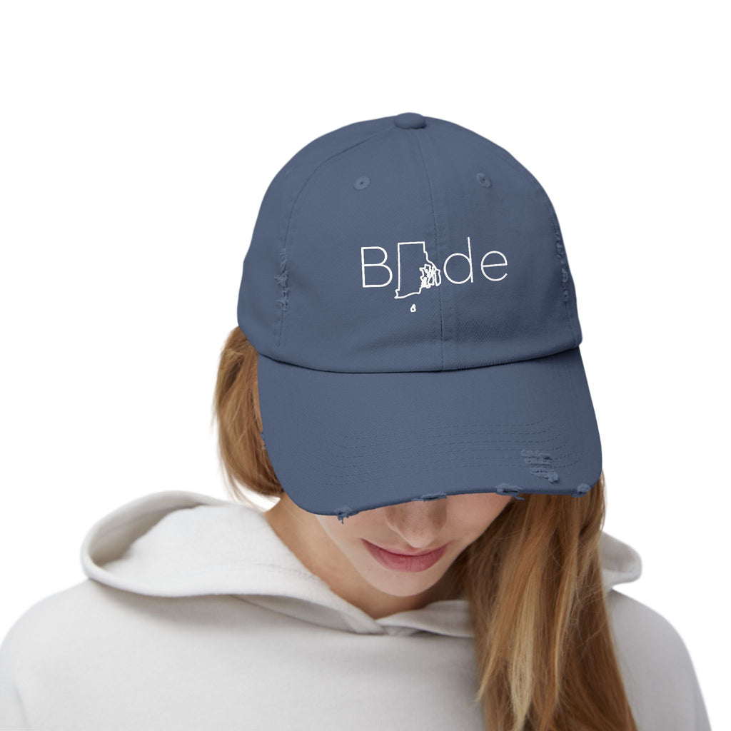 BRide – State of Rhode Island Distressed Vintage Cap