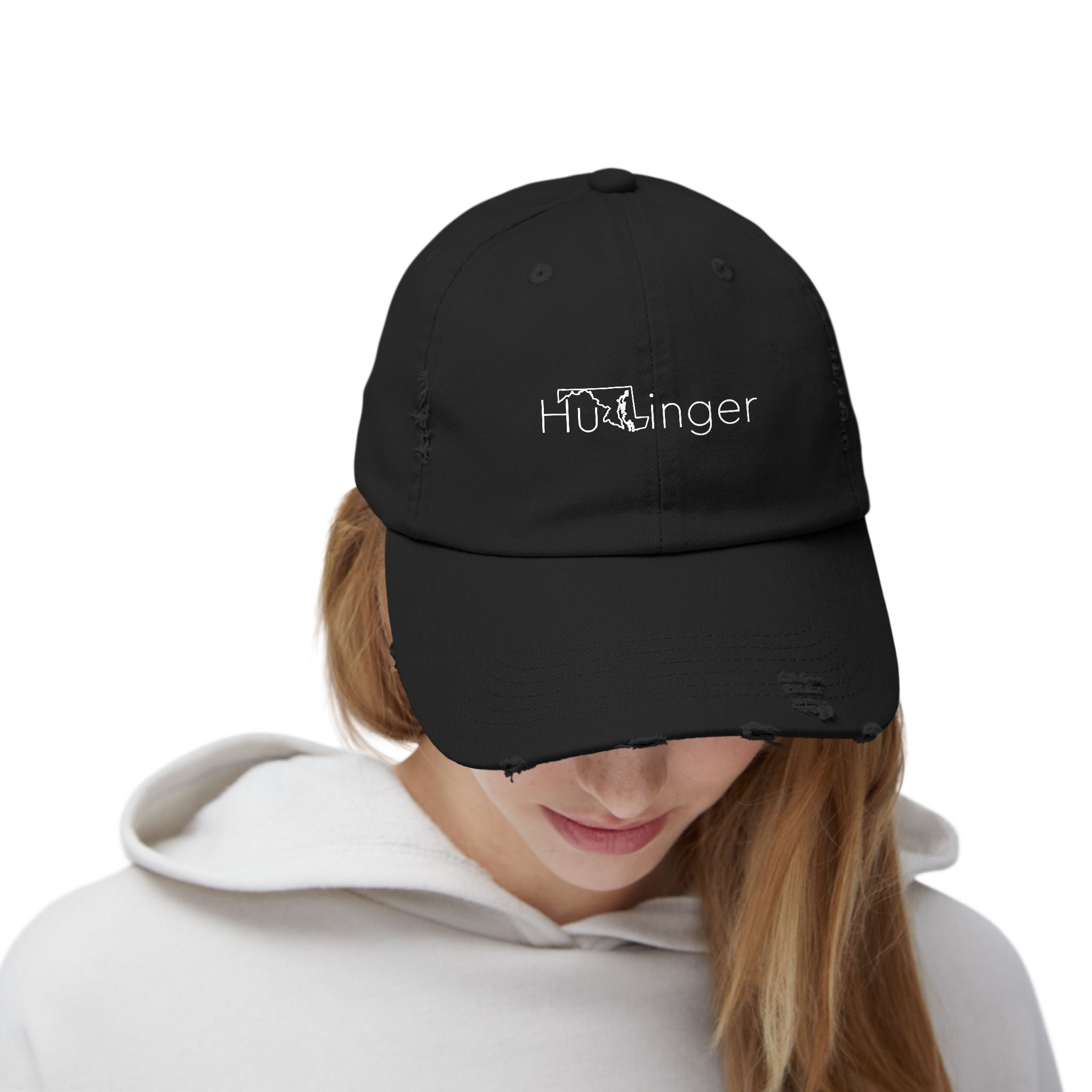 HuMDinger – State of Maryland Distressed Vintage Cap