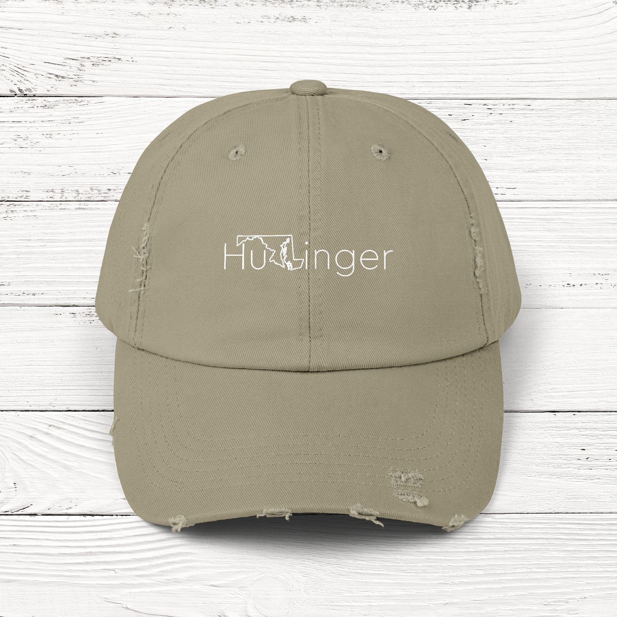 HuMDinger – State of Maryland Distressed Vintage Cap