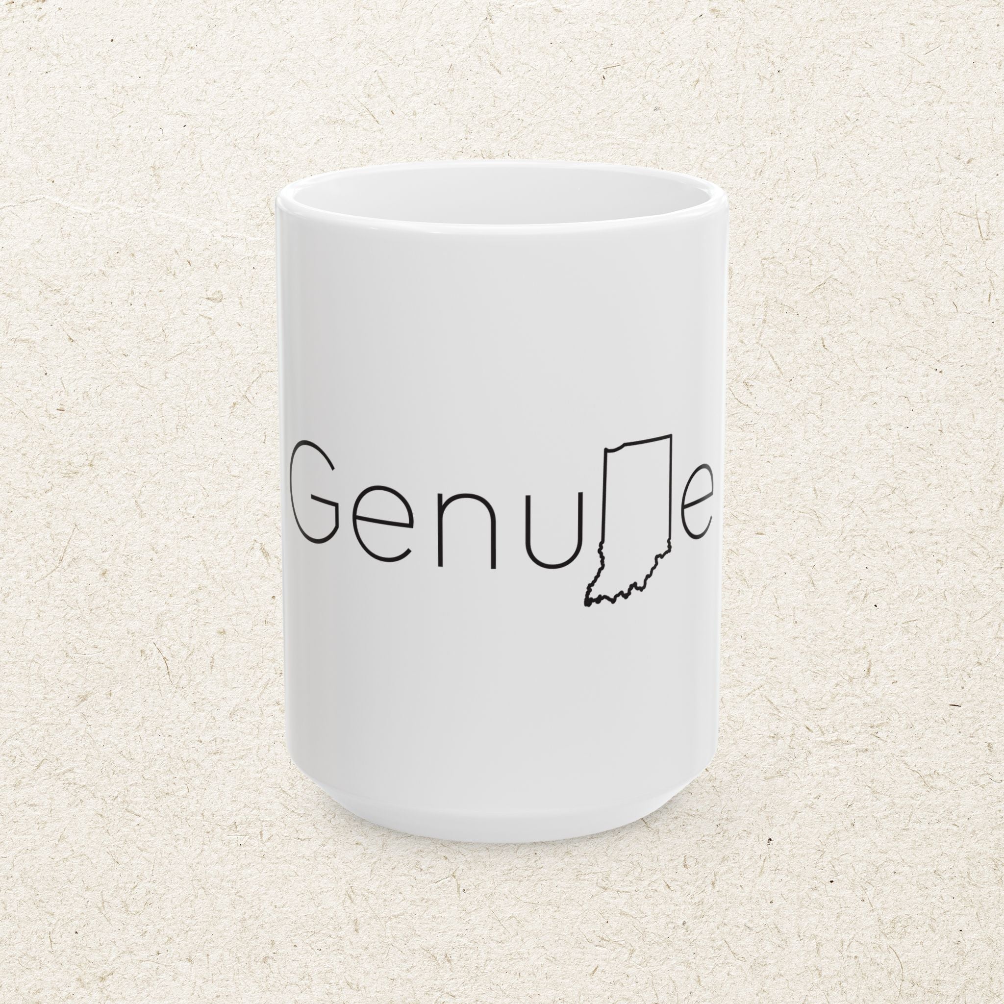 GenuINe– State of Indiana Mug