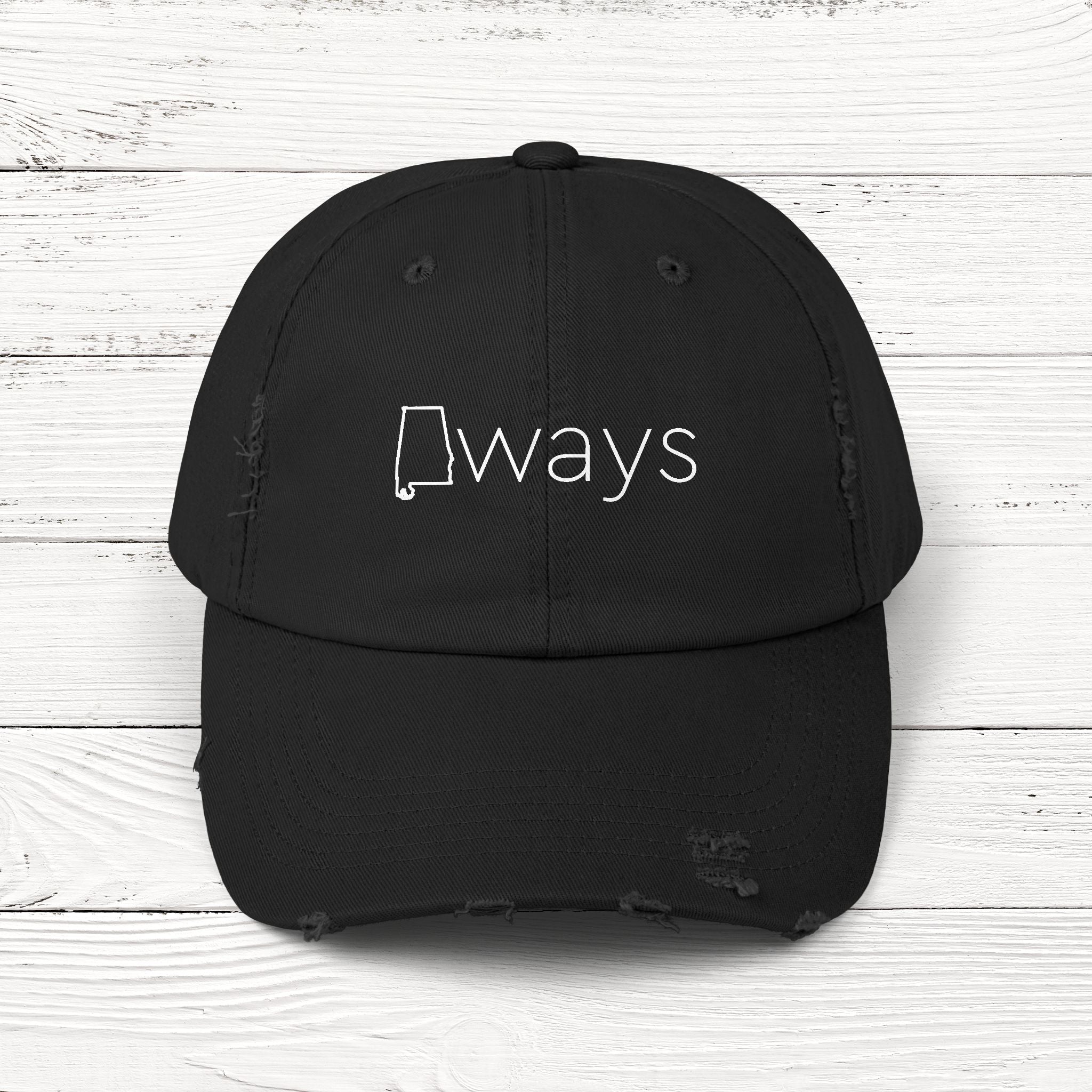 ALways – State of Alabama Distressed Vintage Cap