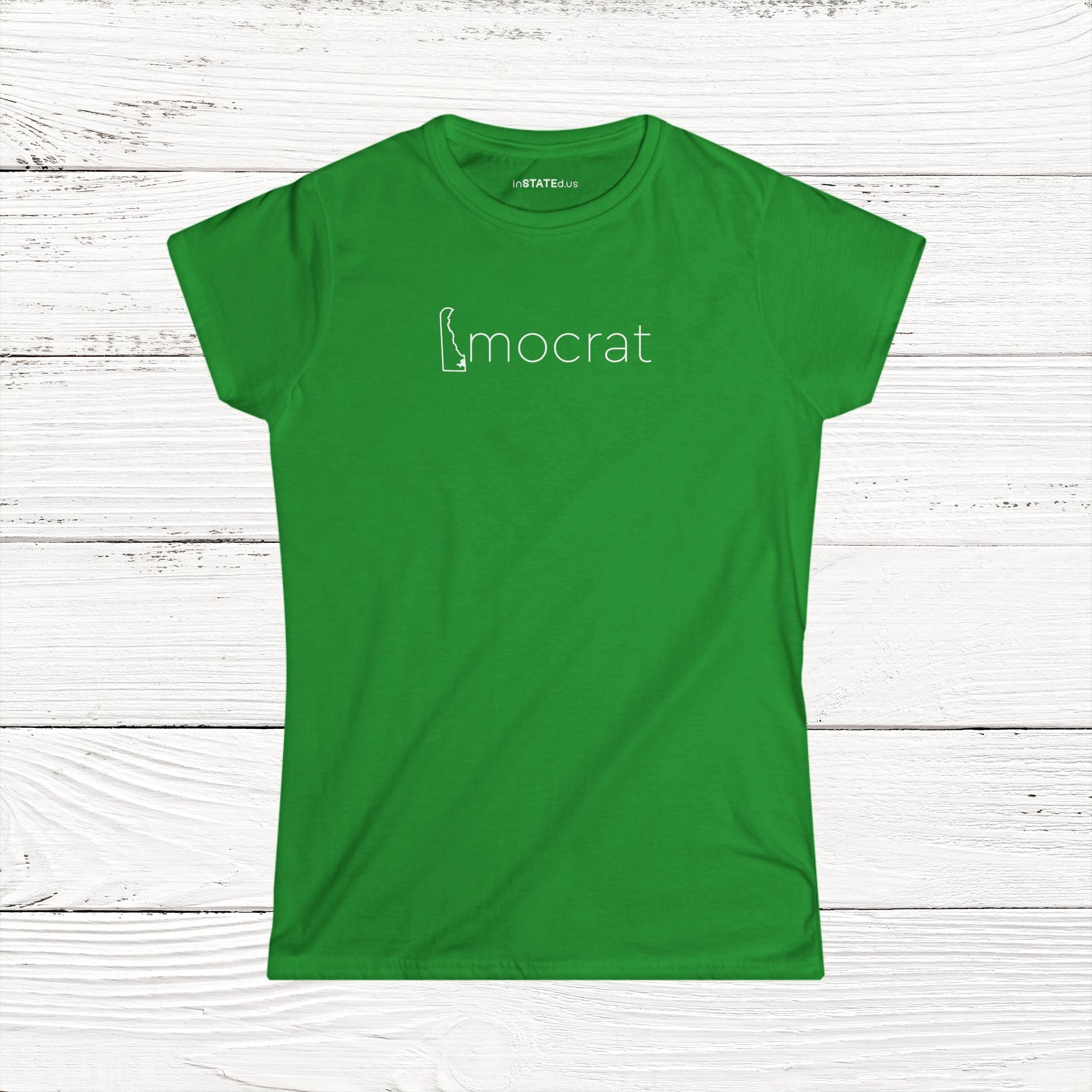 DEmocrat – State of Delaware Women's Softstyle Tee