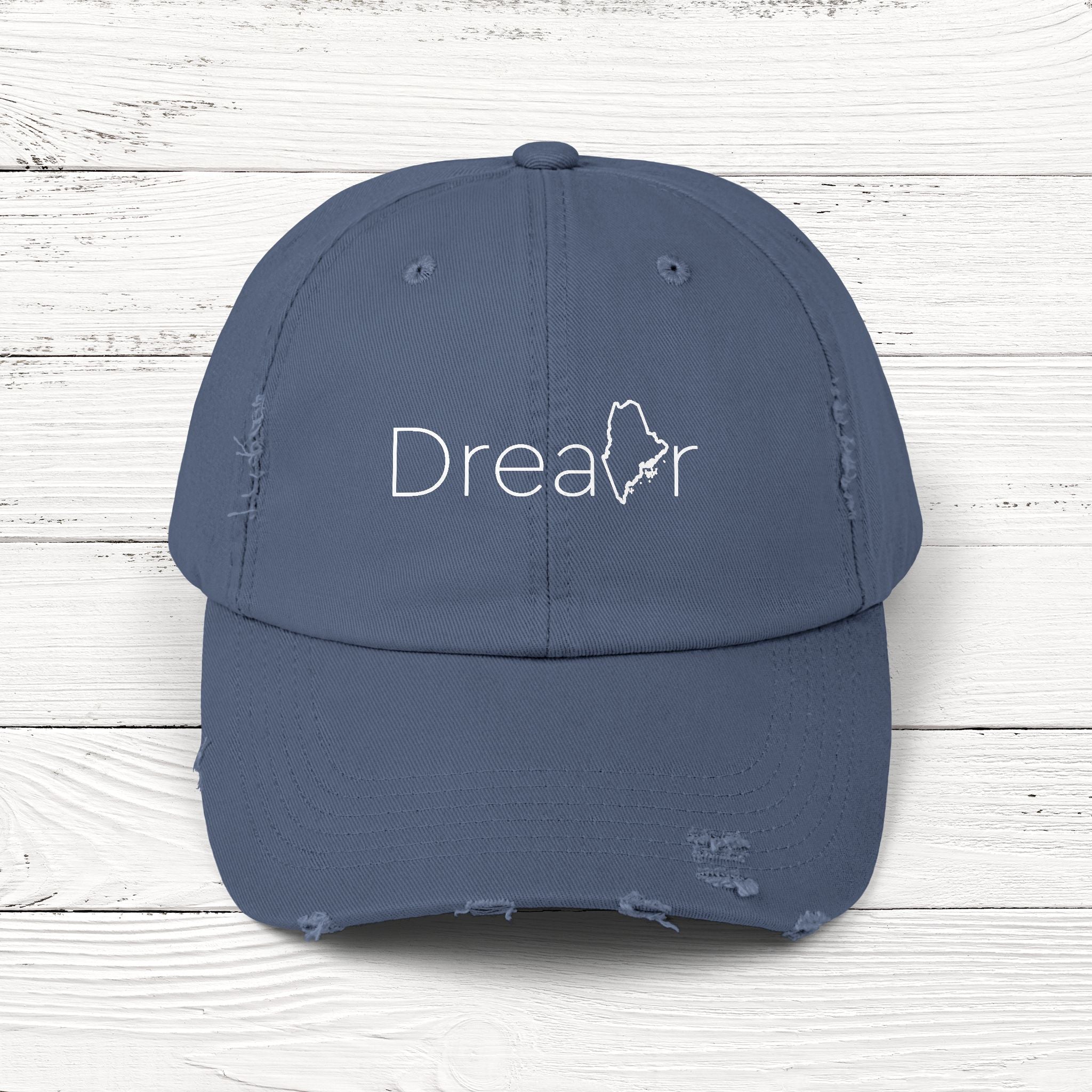DreaMEr – State of Maine Distressed Vintage Cap