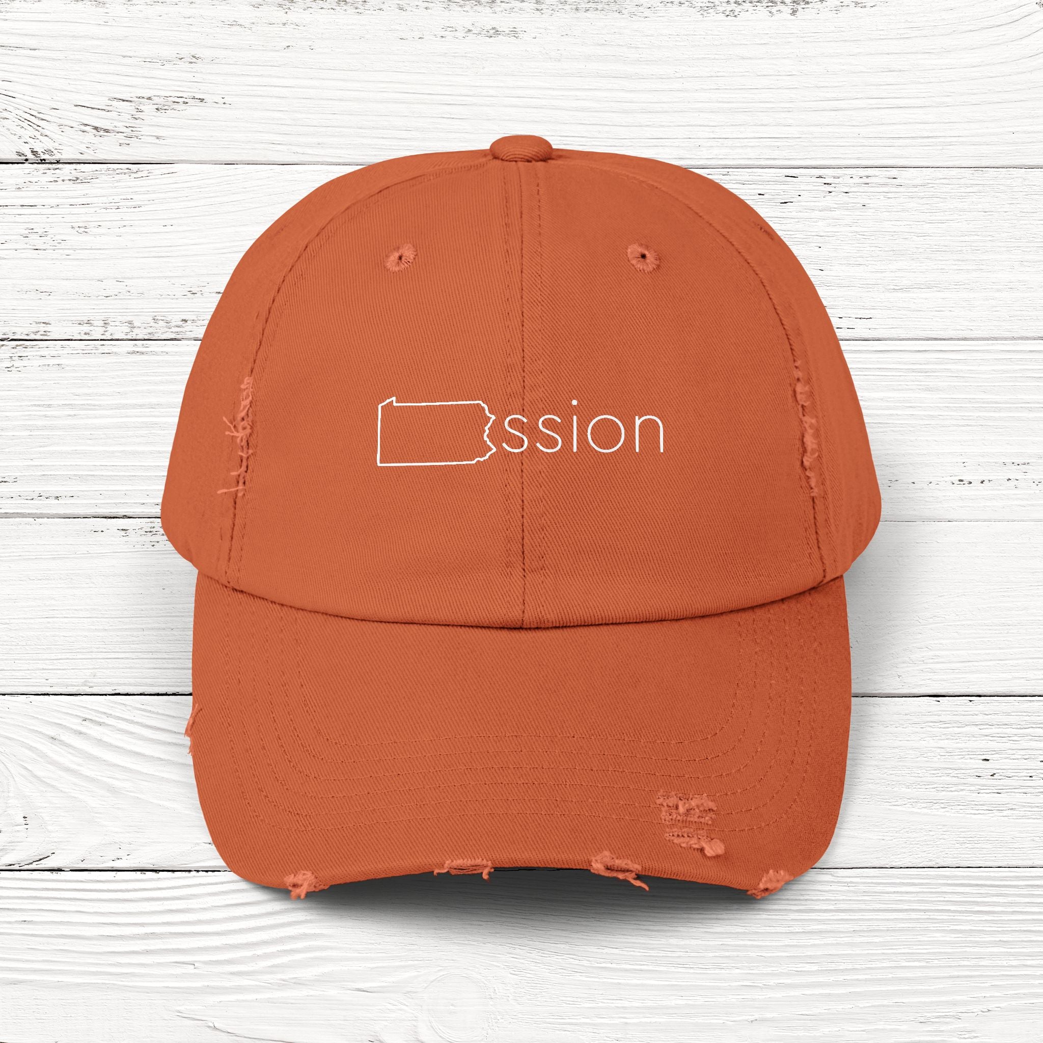 PAssion – State of Pennsylvania Distressed Vintage Cap