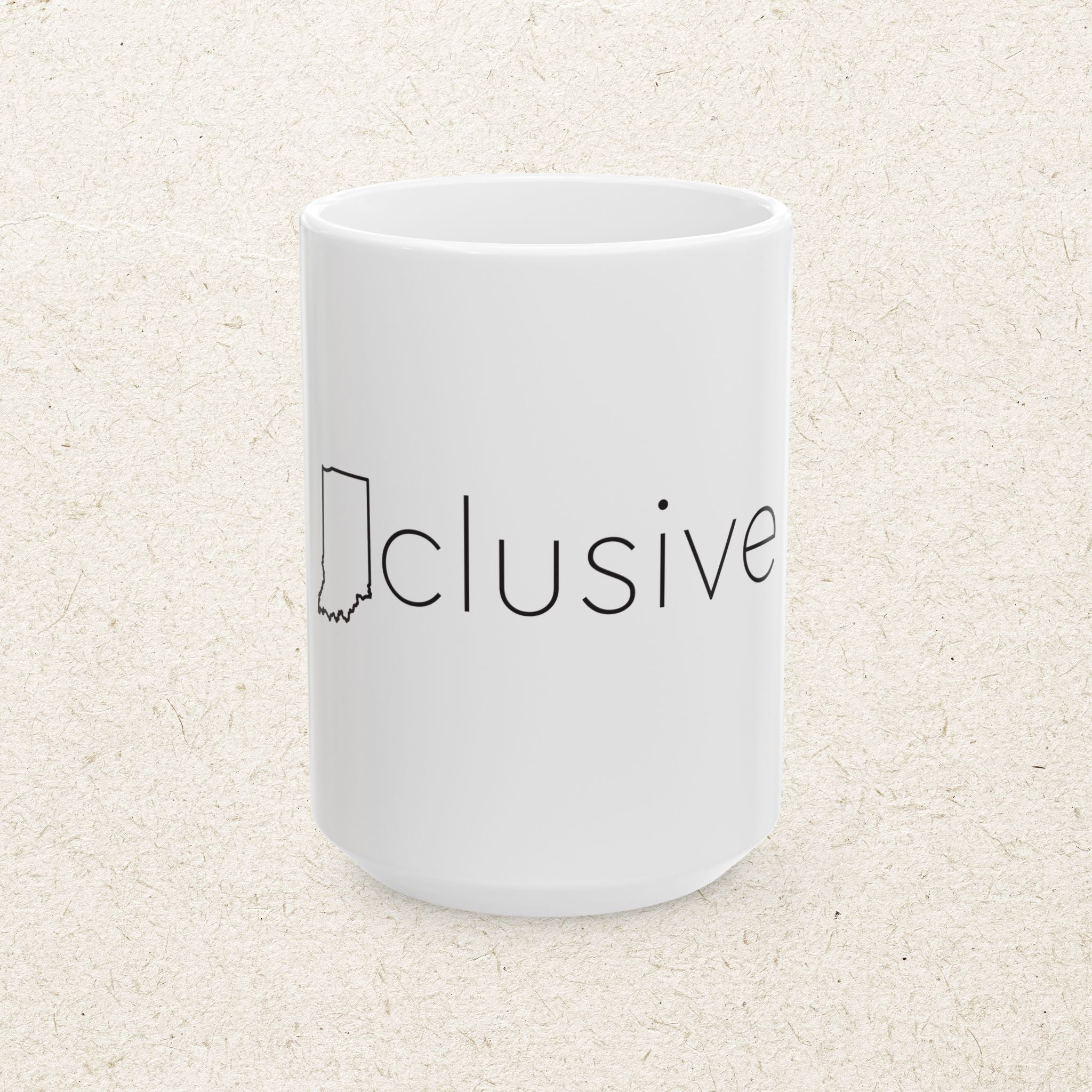 INclusive– State of Indiana Mug