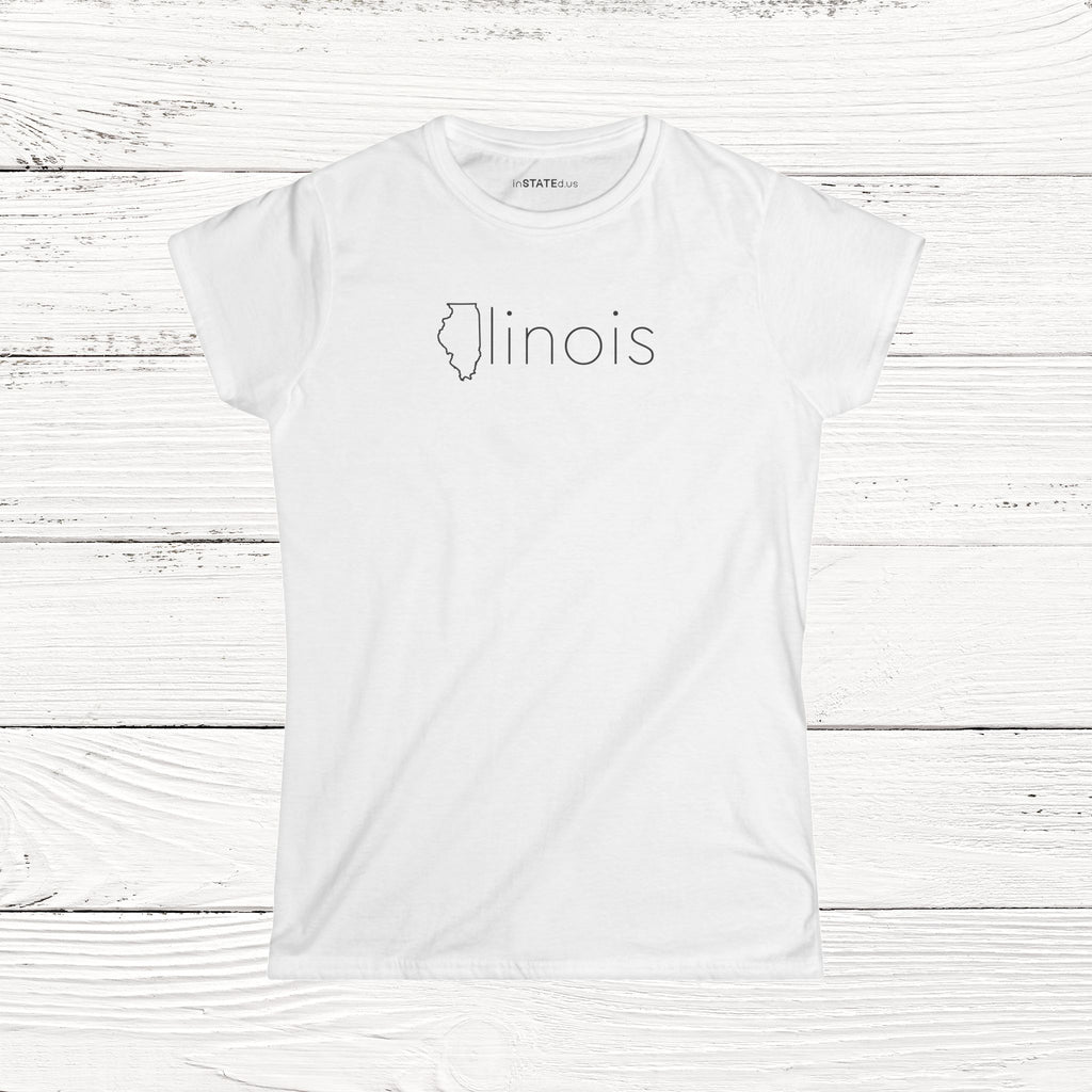 ILlinois – State of Illinois Women's Softstyle Tee
