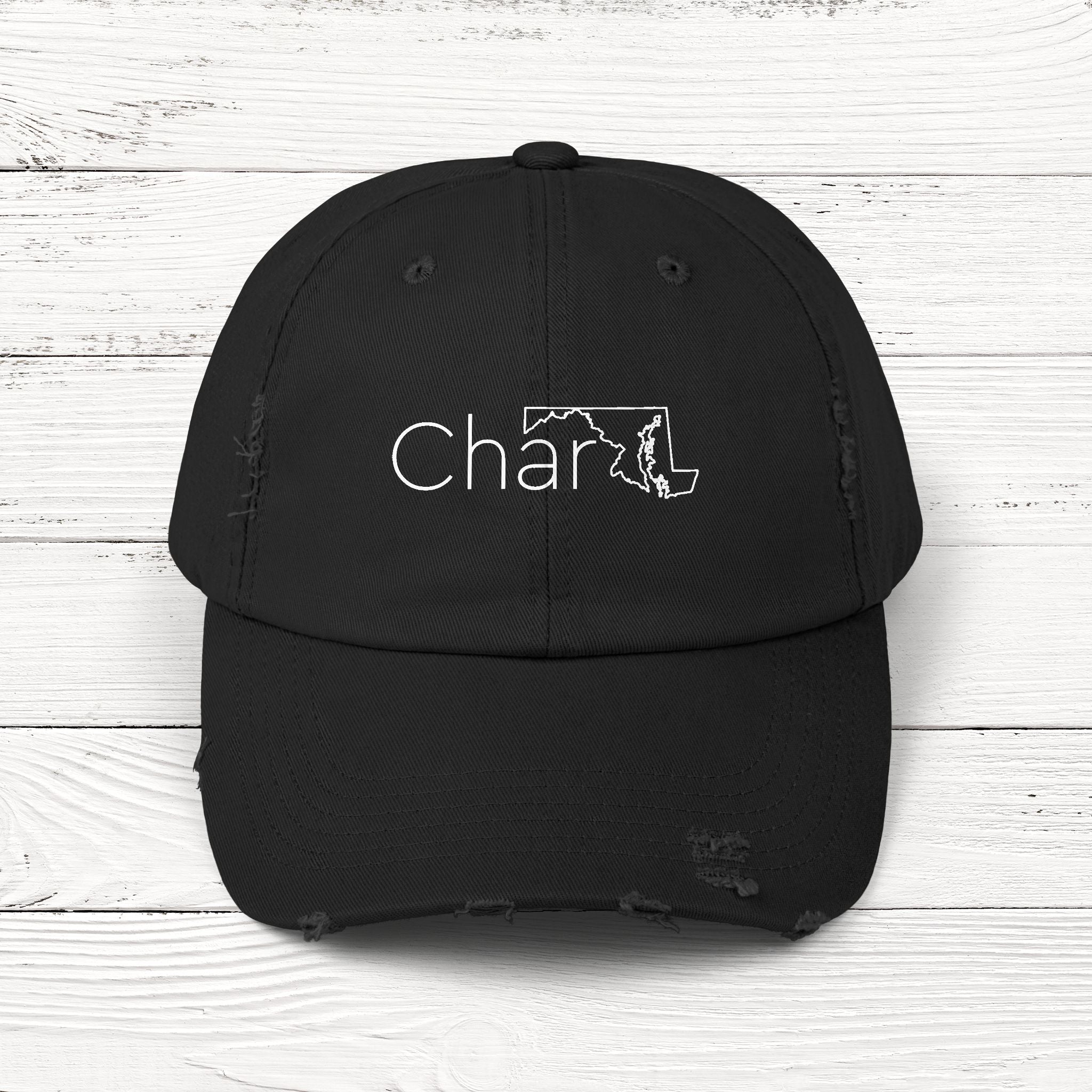 CharMD – State of Maryland Distressed Vintage Cap