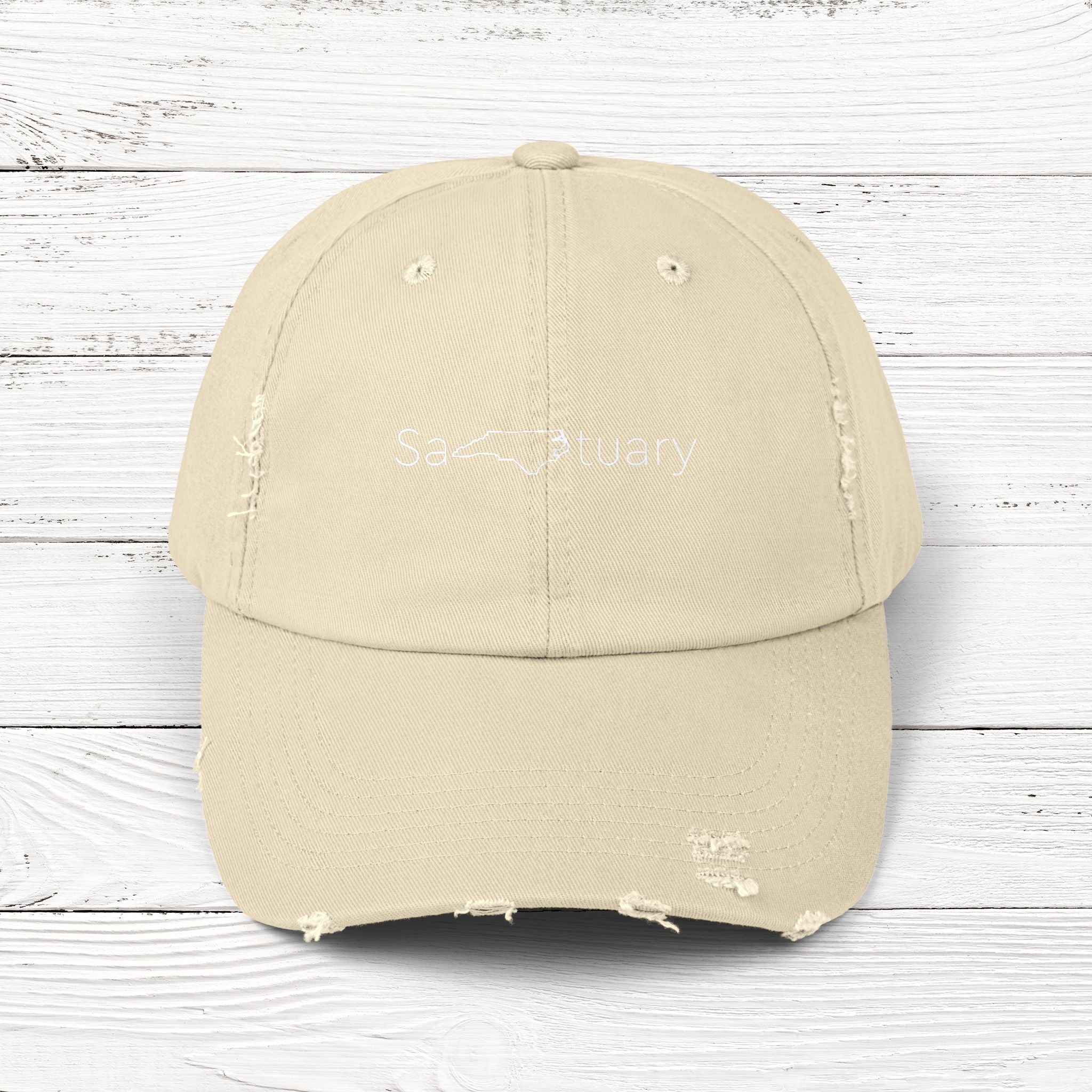 SaNCtuary – State of North Carolina Distressed Vintage Cap