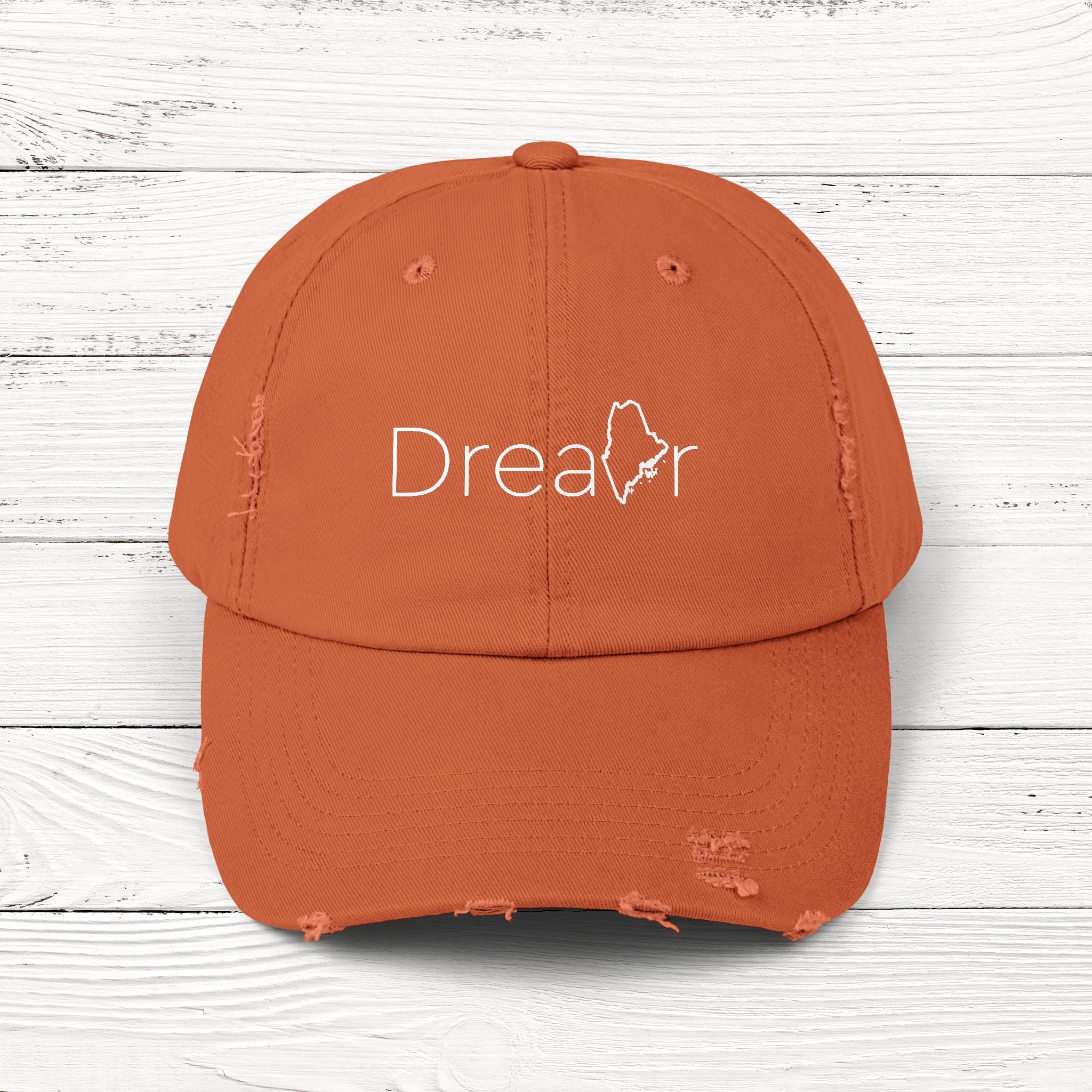 DreaMEr – State of Maine Distressed Vintage Cap