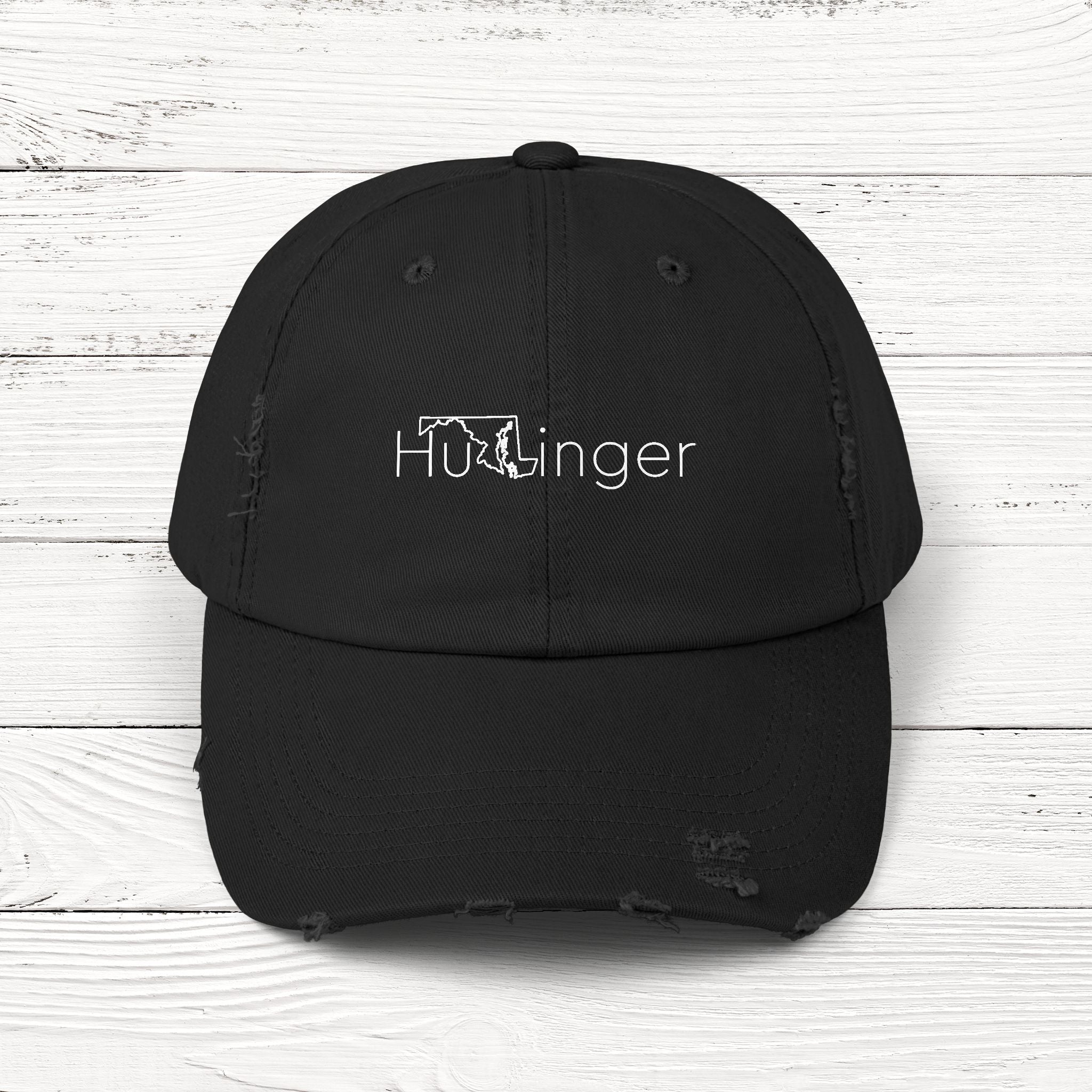 HuMDinger – State of Maryland Distressed Vintage Cap