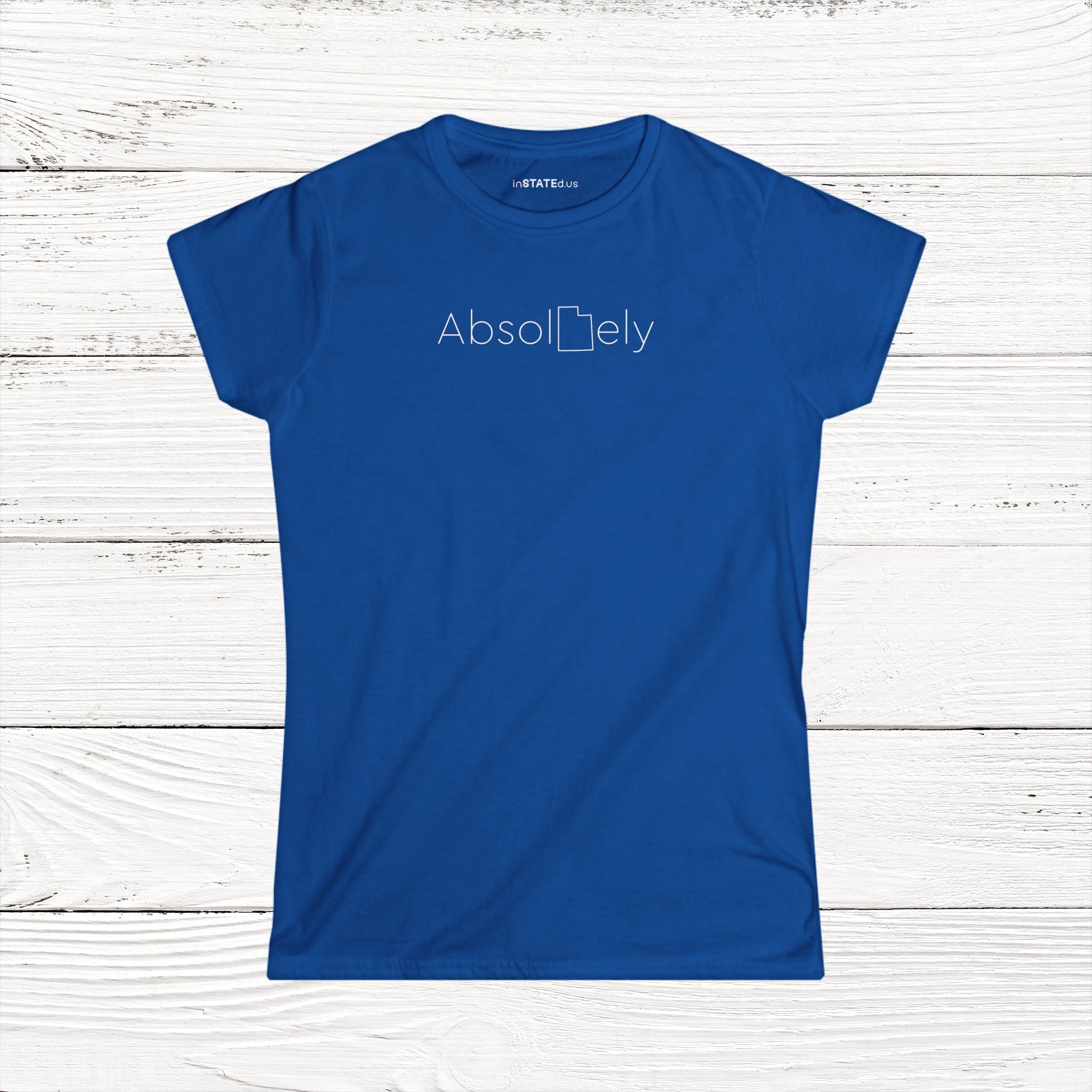 AbsolUTely – State of Utah Women's Softstyle Tee