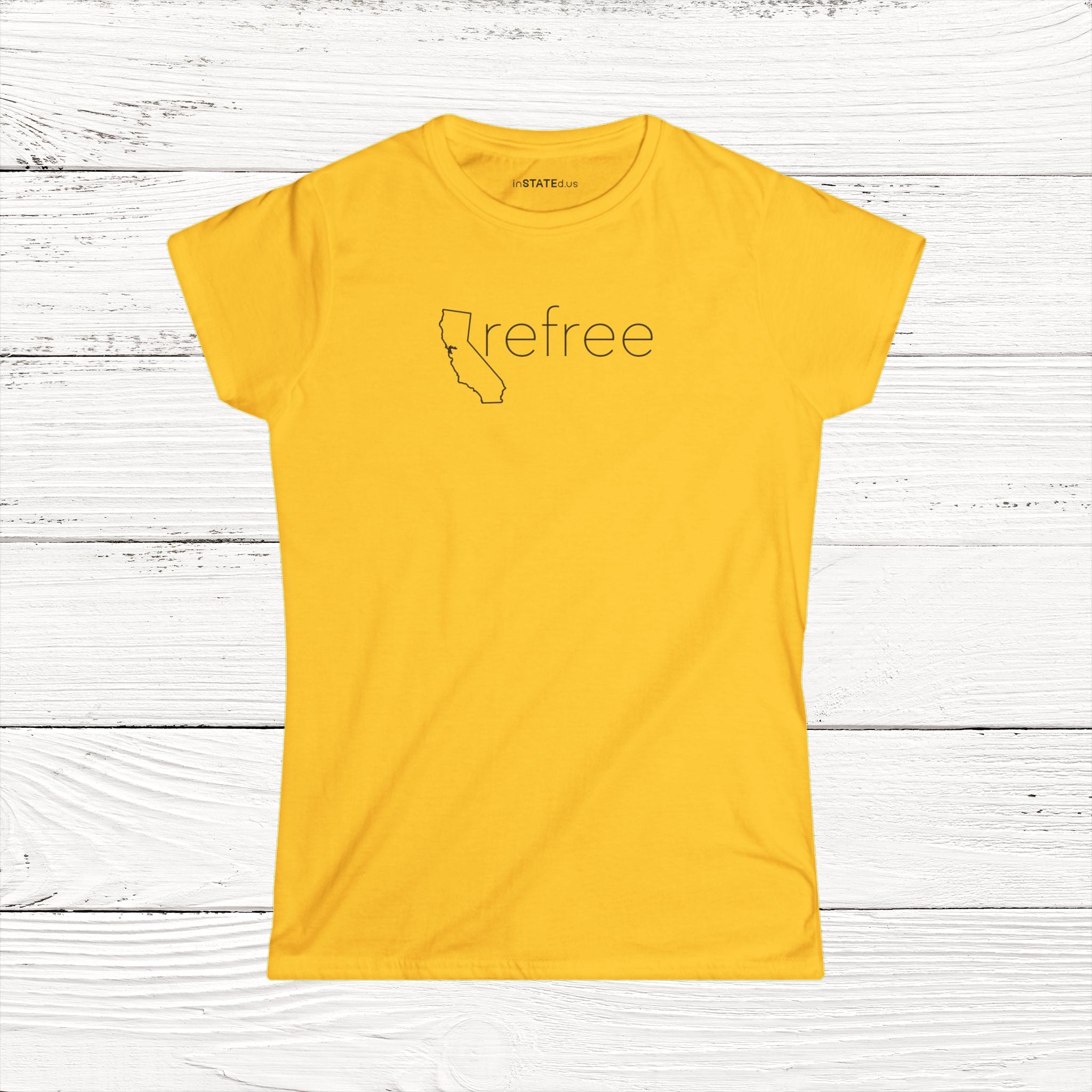 CArefree – State of California Women's Softstyle Tee