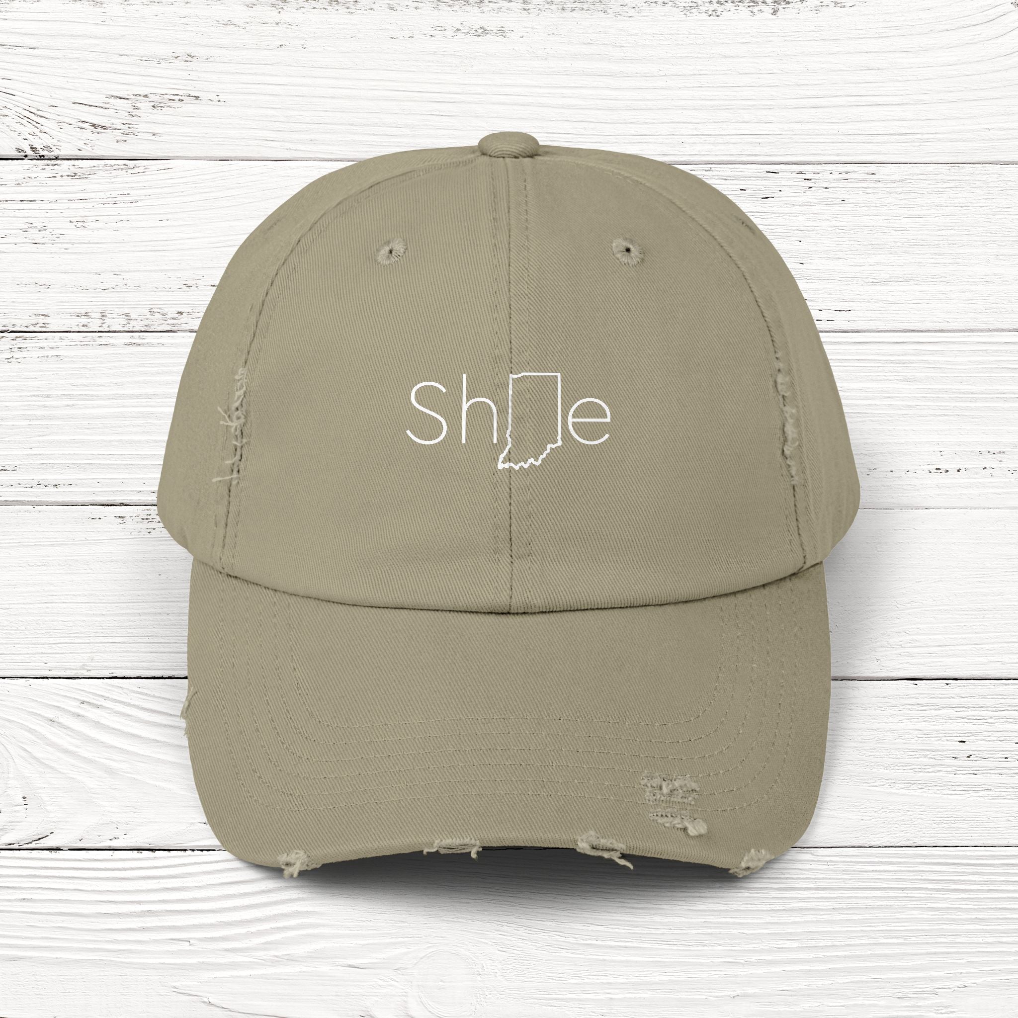 ShINe – State of Indiana Distressed Vintage Cap