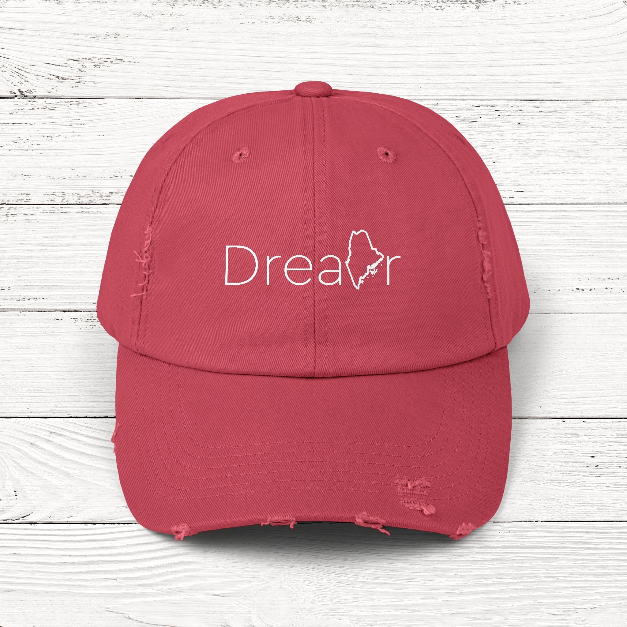 DreaMEr – State of Maine Distressed Vintage Cap