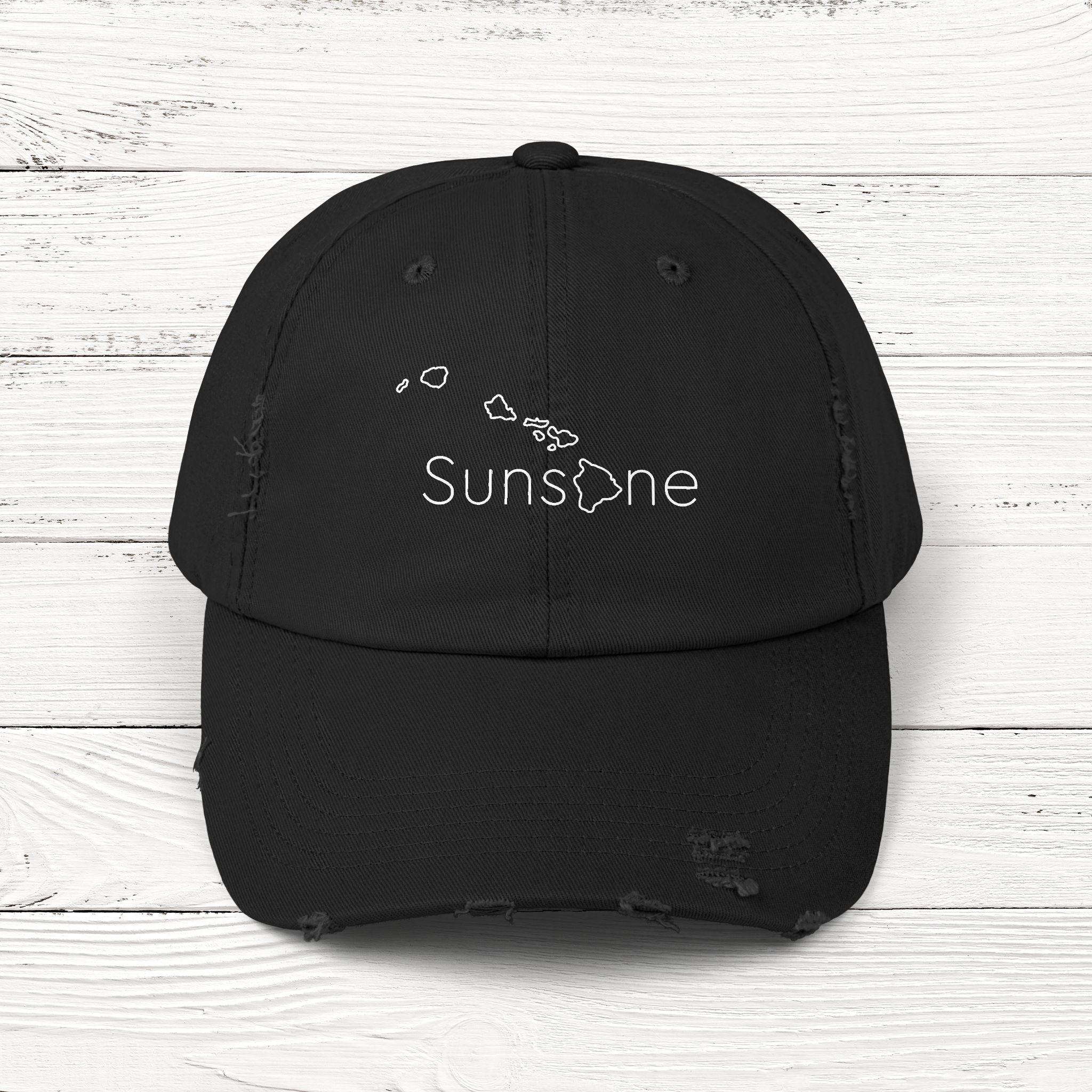 SunsHIne – State of Hawaii Distressed Vintage Cap