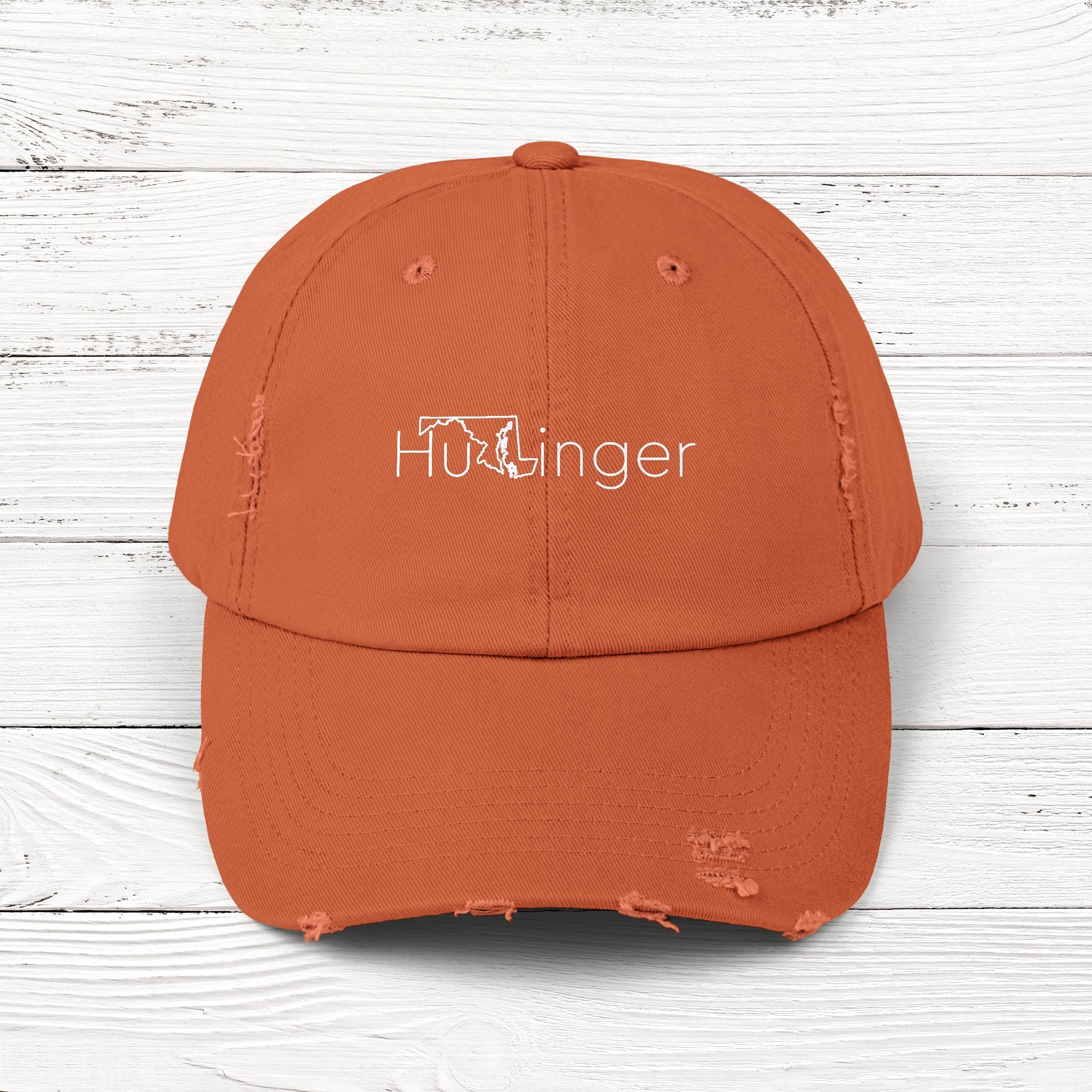 HuMDinger – State of Maryland Distressed Vintage Cap