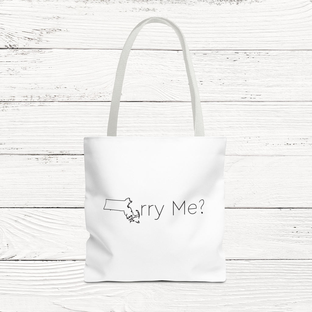 MArry Me? – State of Massachusetts Eco-Friendly Tote Bag
