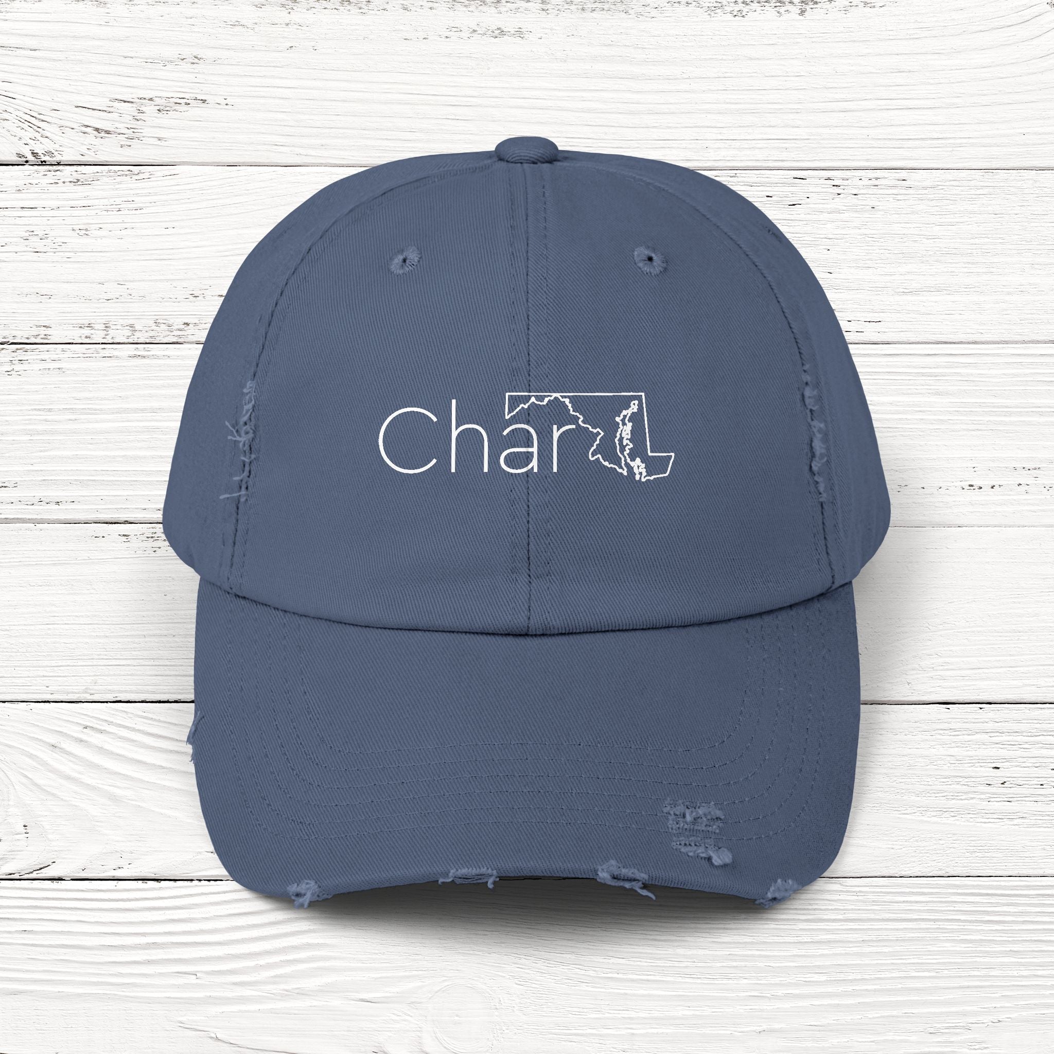 CharMD – State of Maryland Distressed Vintage Cap