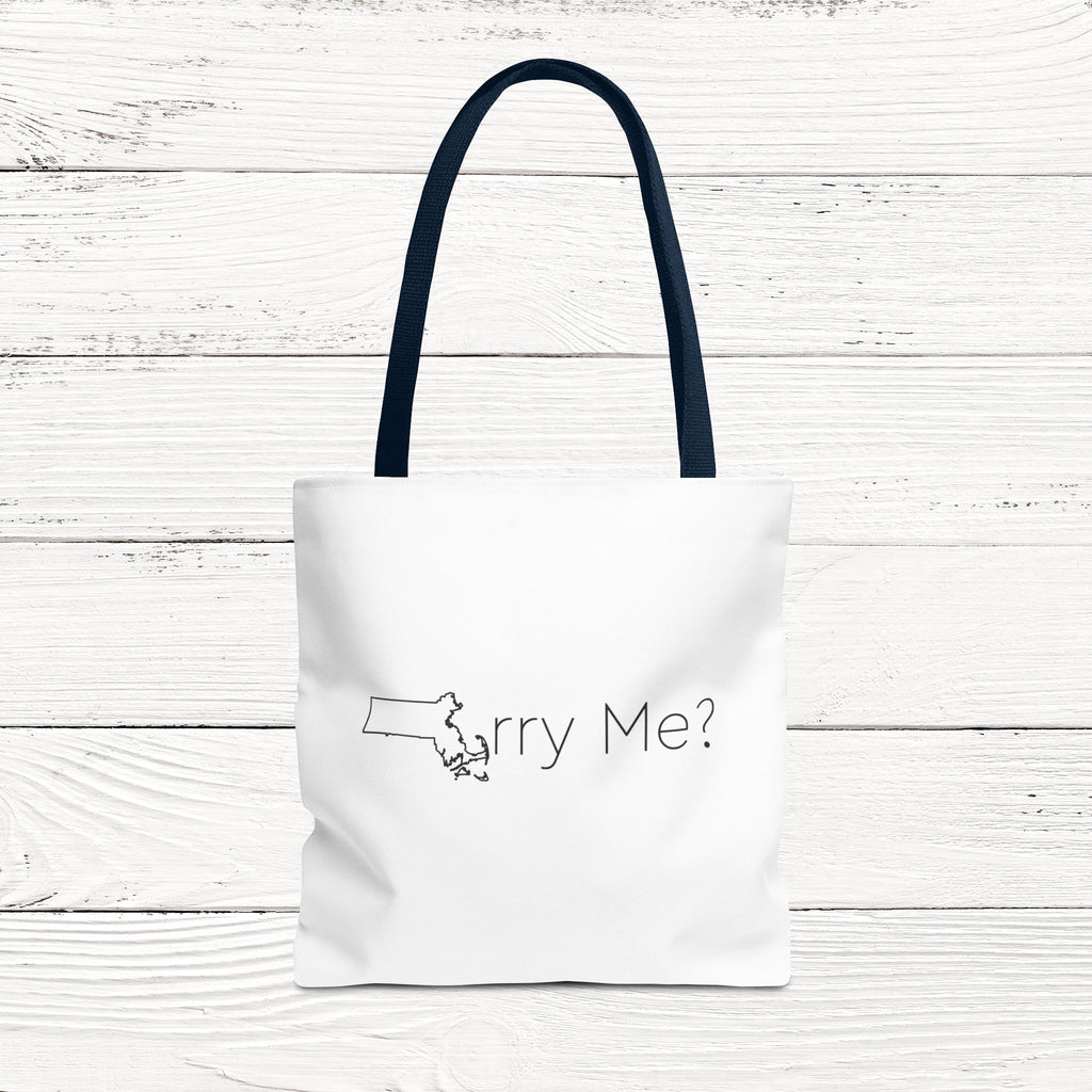 MArry Me? – State of Massachusetts Eco-Friendly Tote Bag