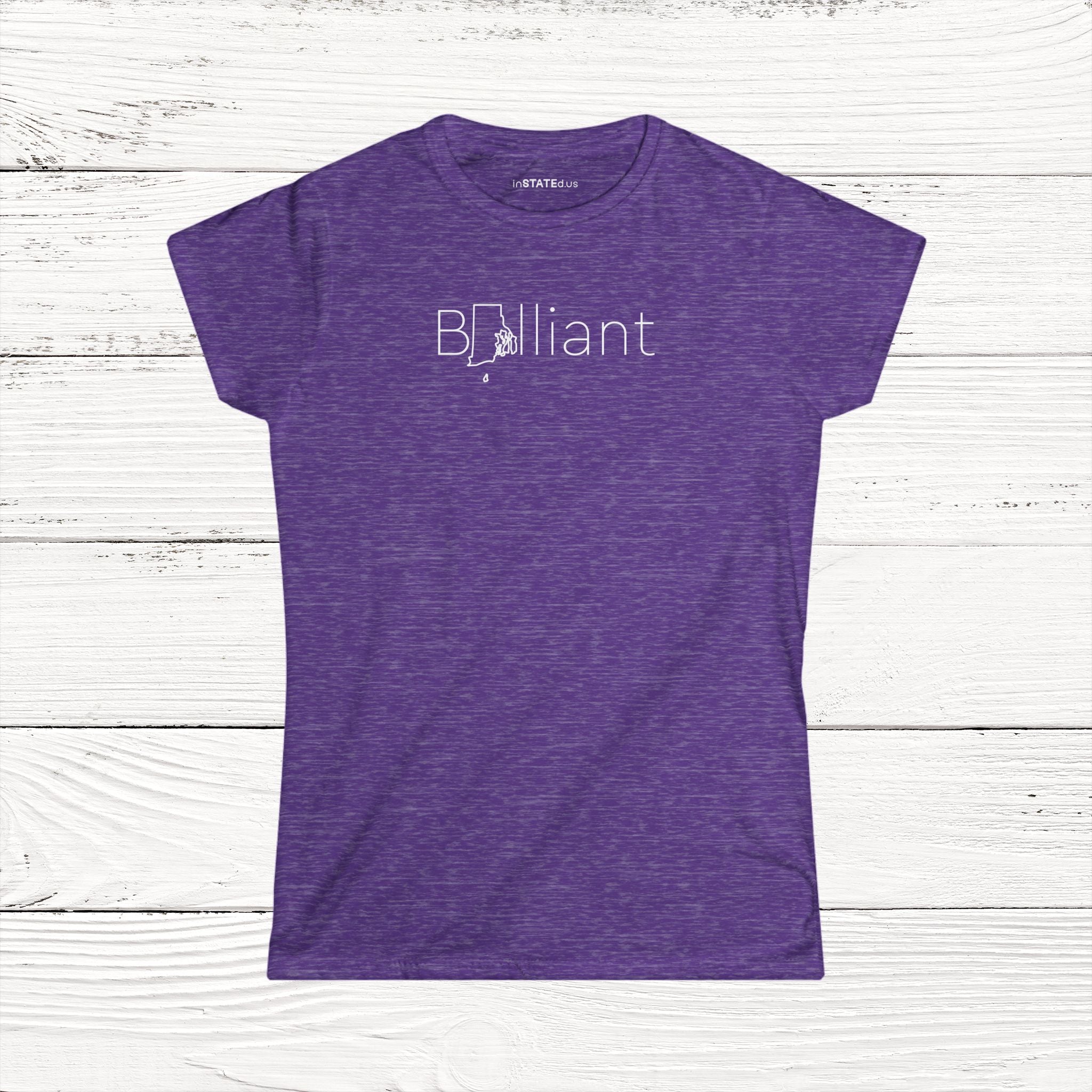 BRIlliant – State of Rhode Island Women's Softstyle Tee