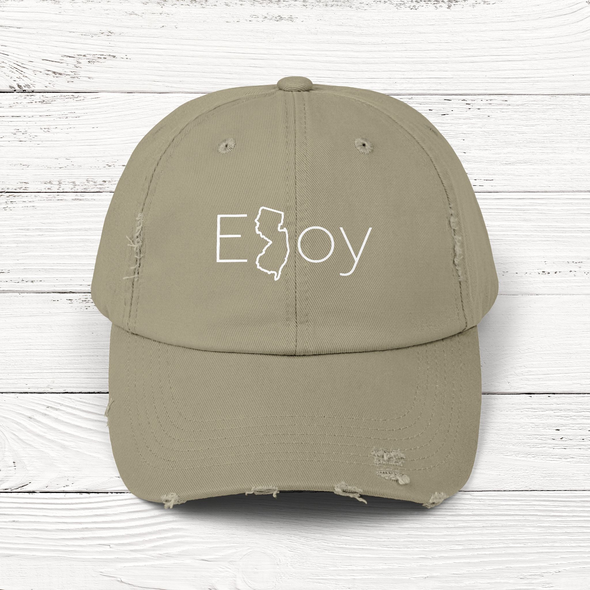 ENJoy – State of New Jersey Distressed Vintage Cap