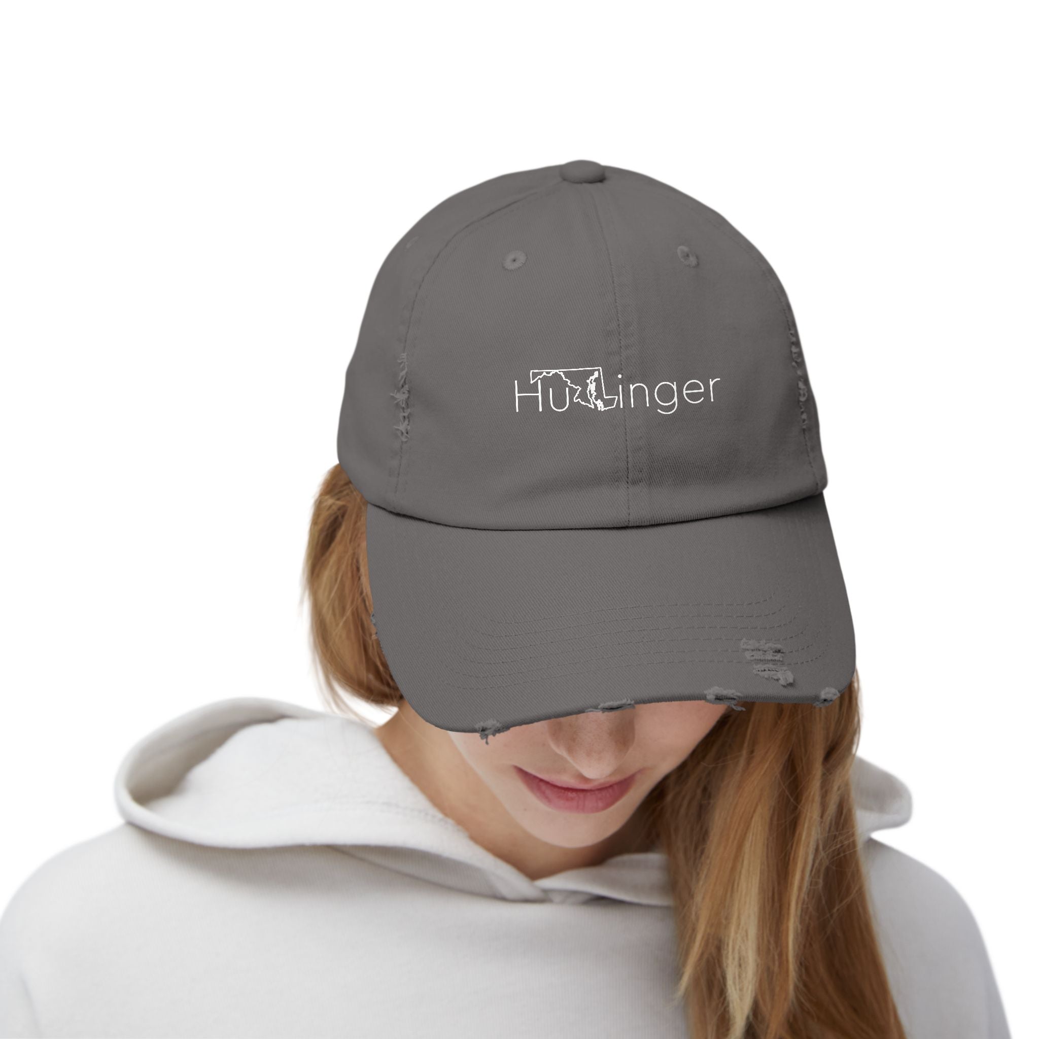 HuMDinger – State of Maryland Distressed Vintage Cap