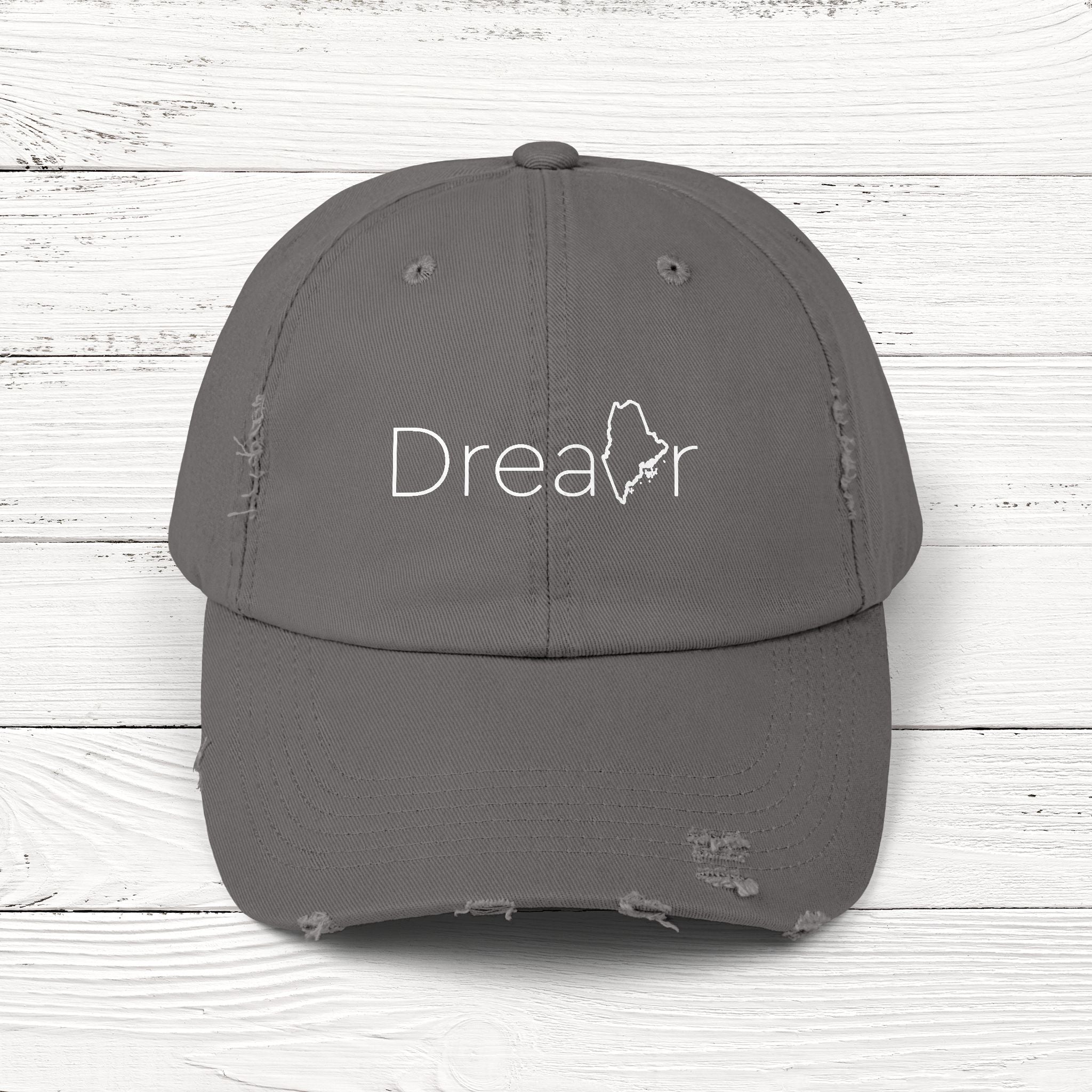 DreaMEr – State of Maine Distressed Vintage Cap