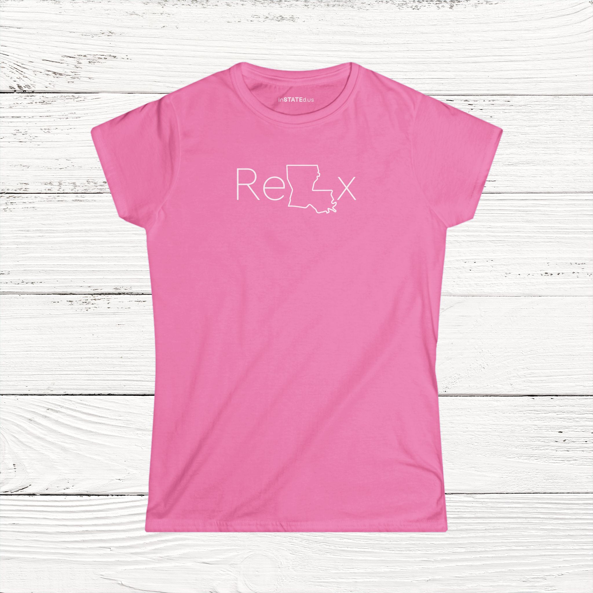 ReLAx – State of Louisiana Women's Softstyle Tee