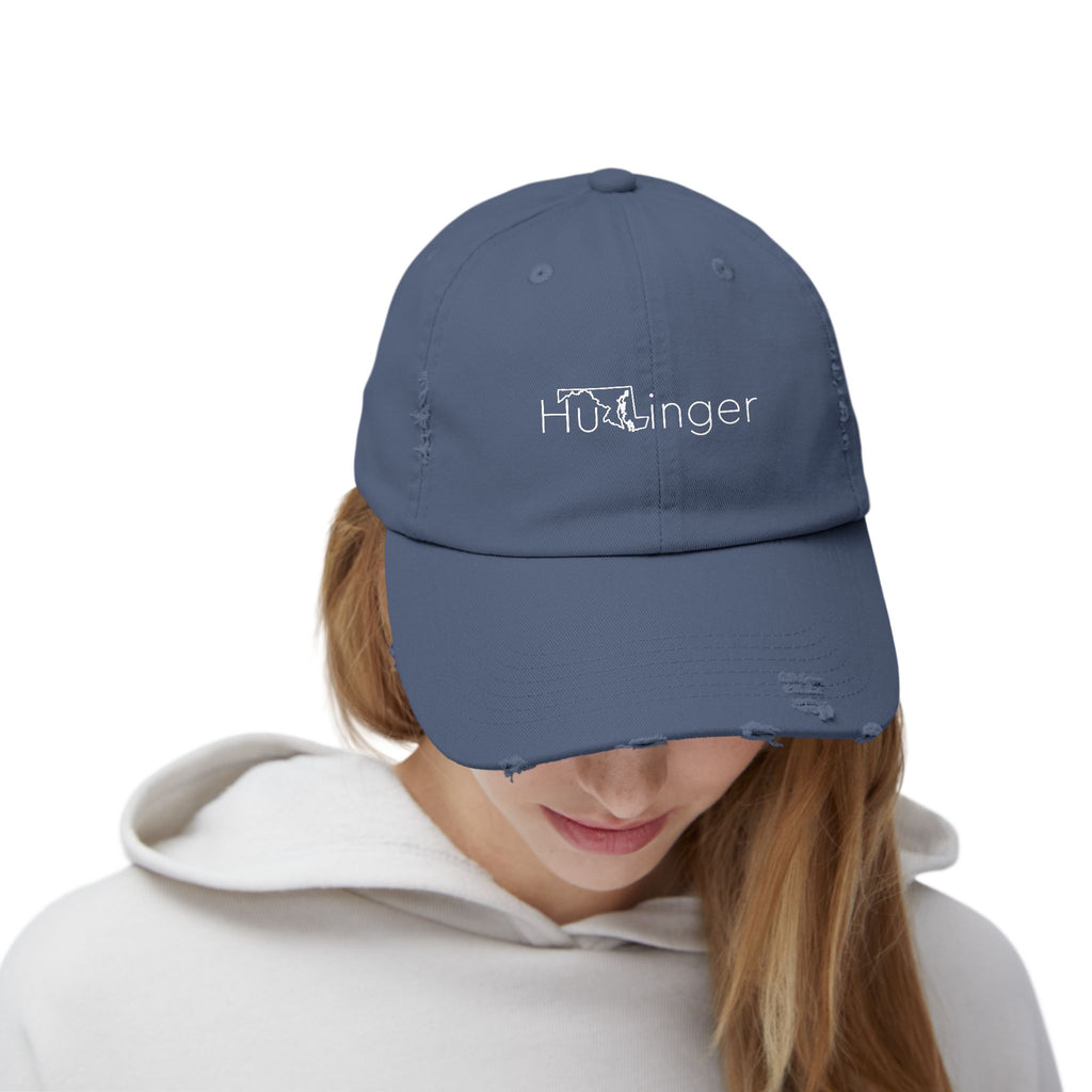 HuMDinger – State of Maryland Distressed Vintage Cap