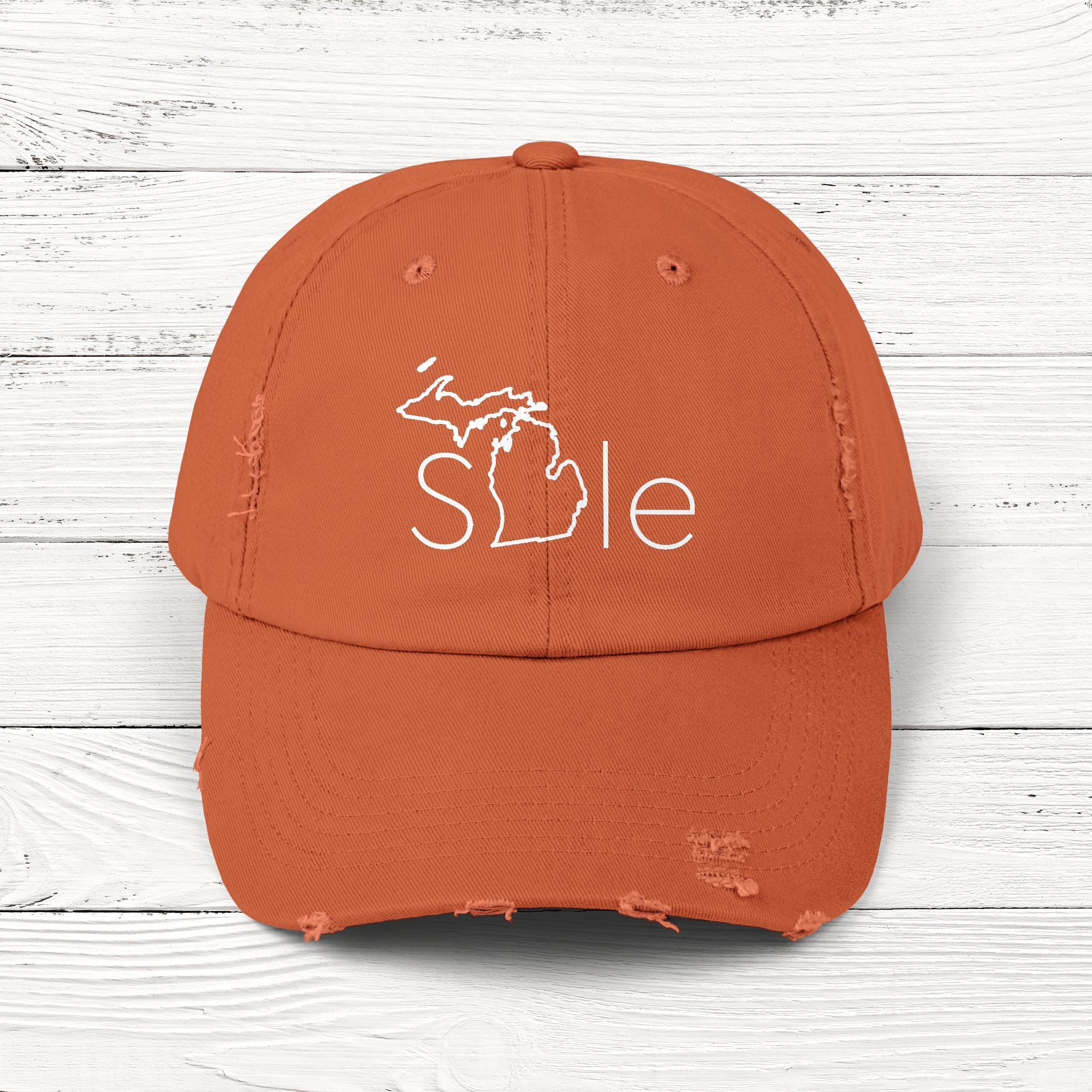 SMIle – State of Michigan Distressed Vintage Cap