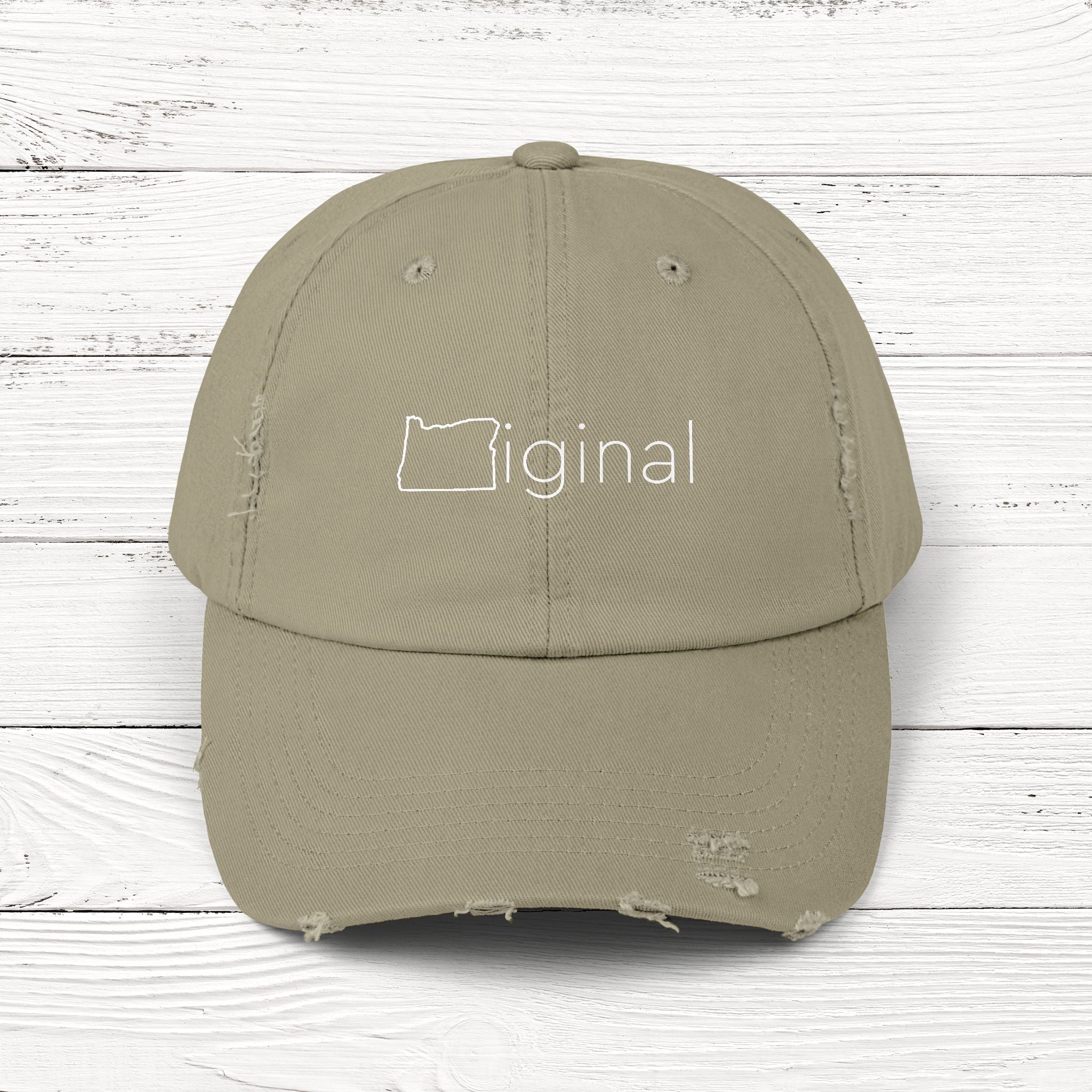 ORiginal – State of Oregon Distressed Vintage Cap