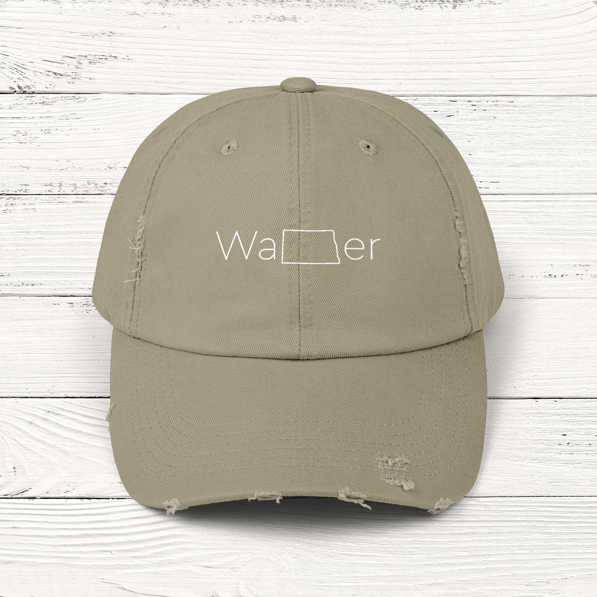 WaNDer – State of North Dakota Distressed Vintage Cap
