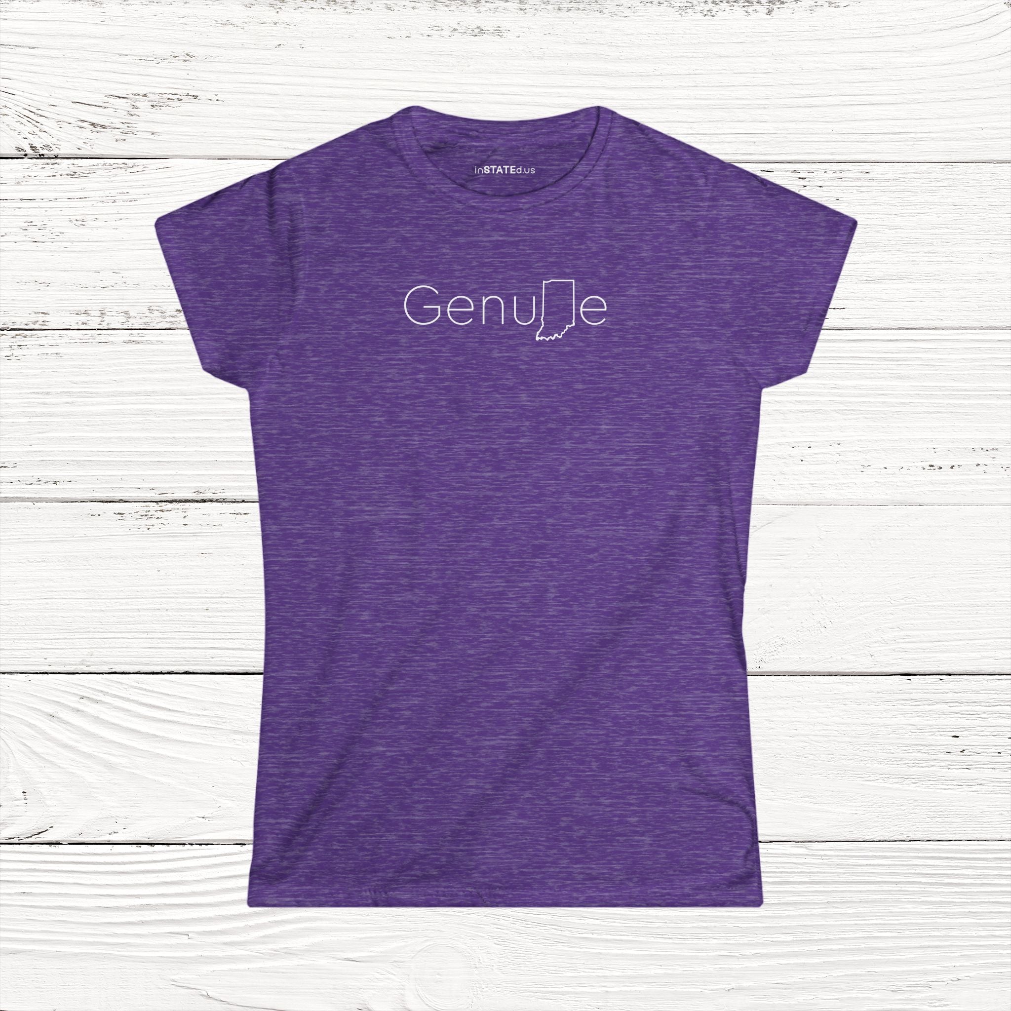 GenuINe - State of Indiana Women's Softstyle Tee